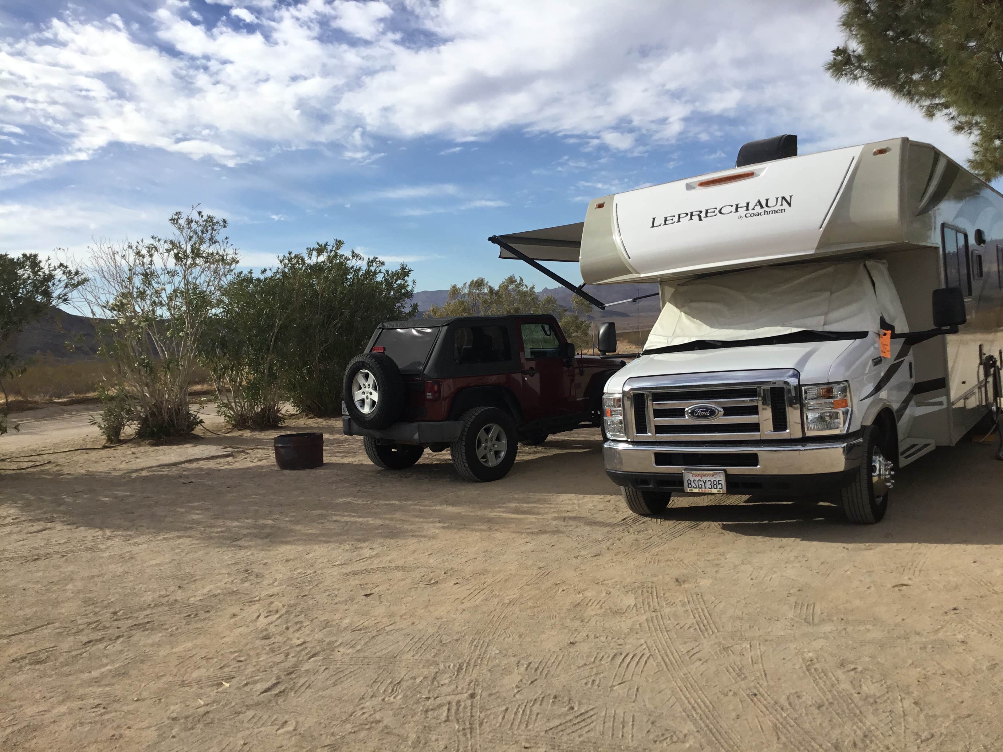 aliconnie M.'s photo of rv camping at Joshua Tree Lake RV & Campground near Indio, CA