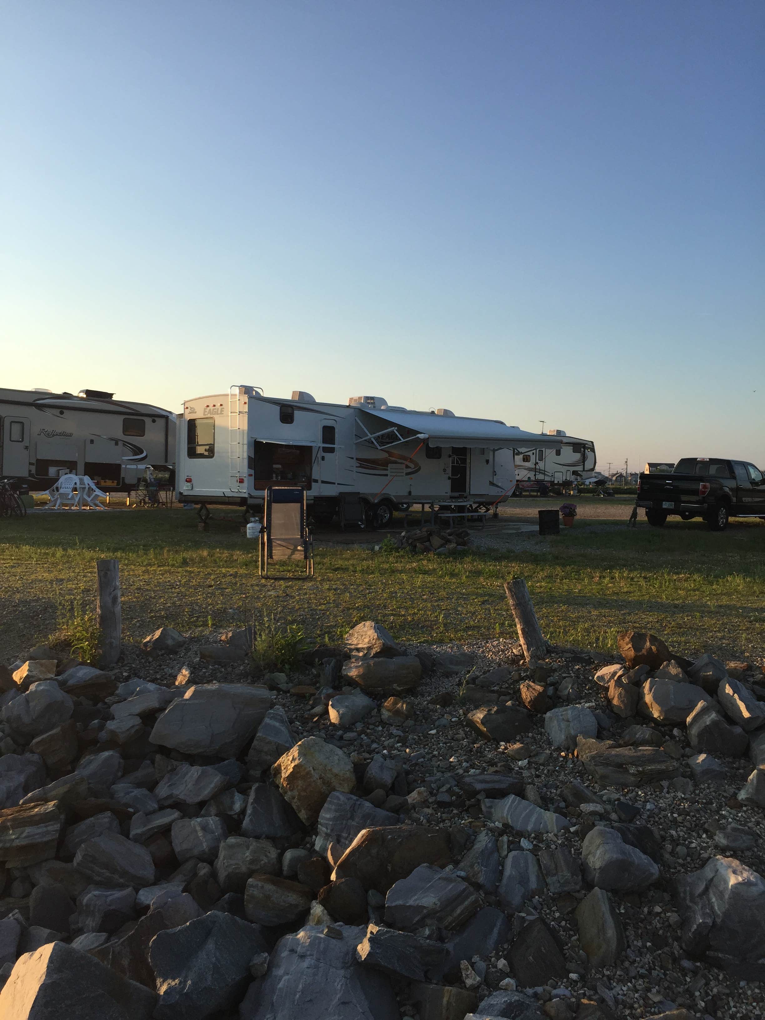 Steve K.'s photo of rv camping at Hampton Beach State Park Campground near Gloucester, MA
