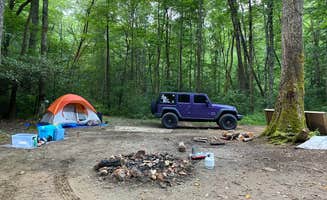 Noah S.'s photo of a dispersed camping area at Soggy Boot Campground near Seneca, SC