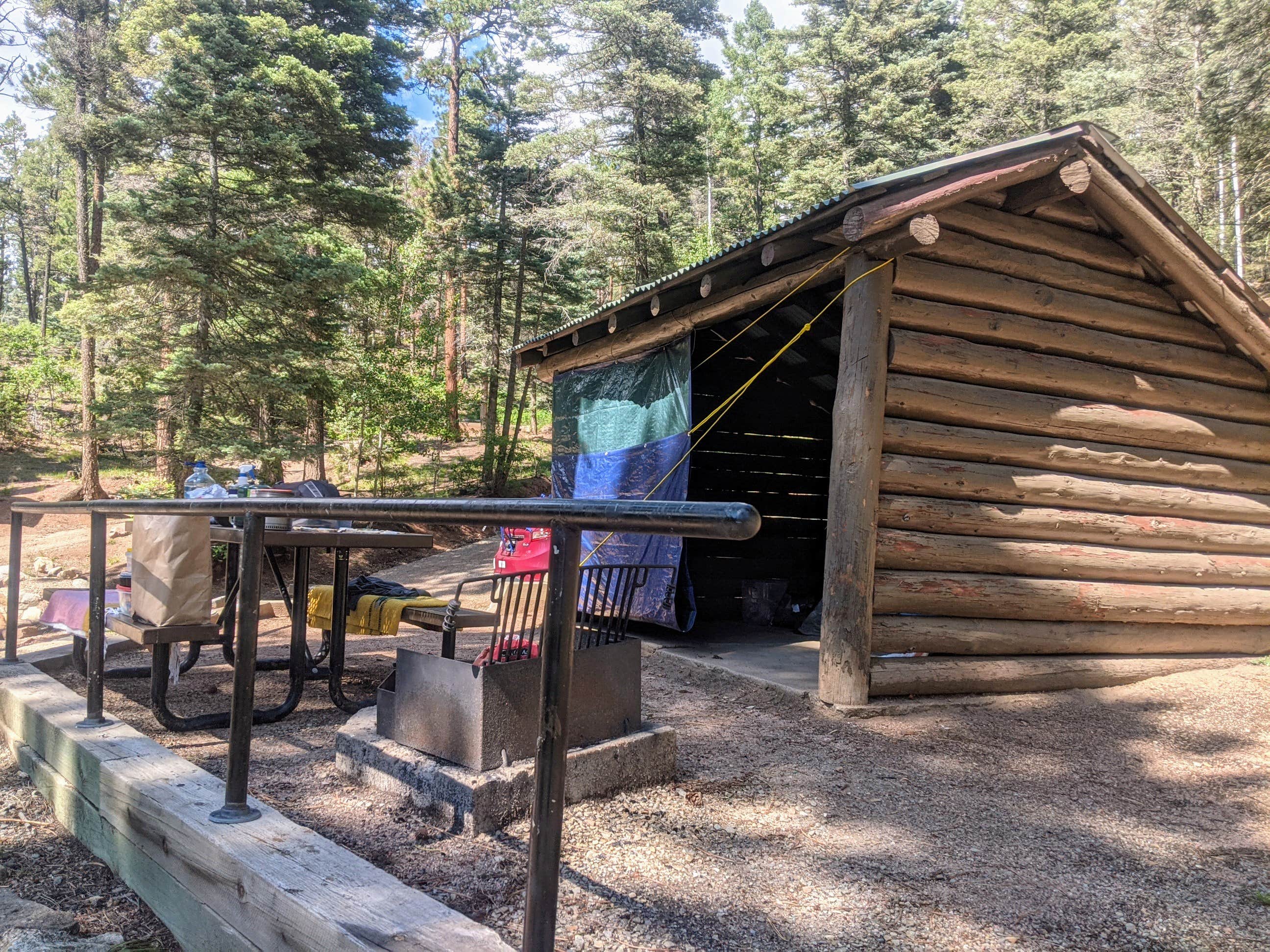 Jennifer O.'s photo of glamping accommodations at Hyde Memorial State Park Campground near Glorieta, NM