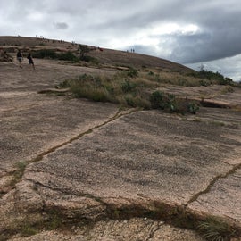 Climb to the top of the monolithic granite rock known as Enchanted Rock.