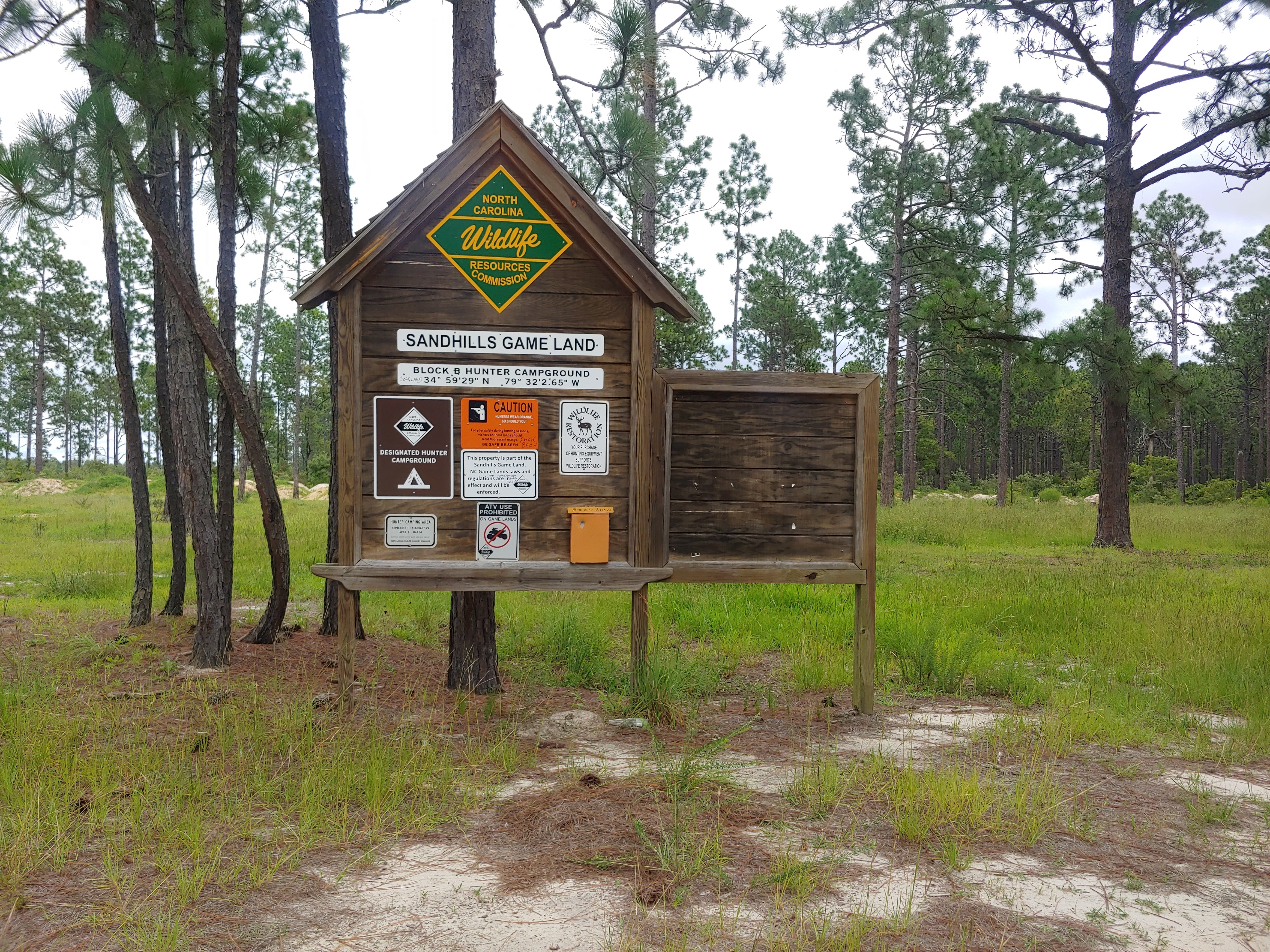 Camper submitted image from Sandhills Campground B - 1