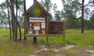 Camping near Chalk Banks — Lumber River State Park: Sandhills Campground B, Pinebluff, North Carolina