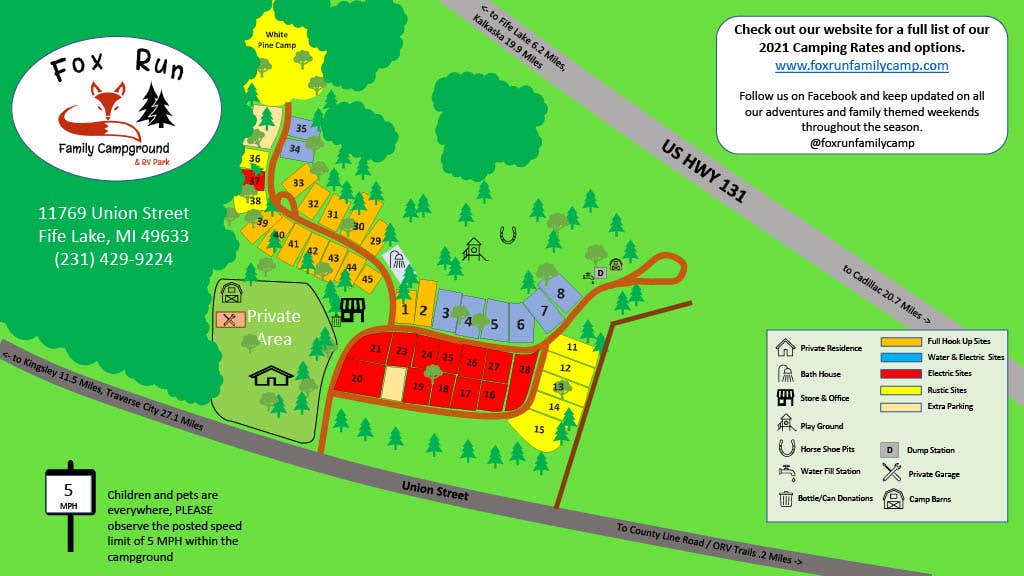 Camper-submitted photo at Fox Run Family Campground & RV Park near Lake City, MI