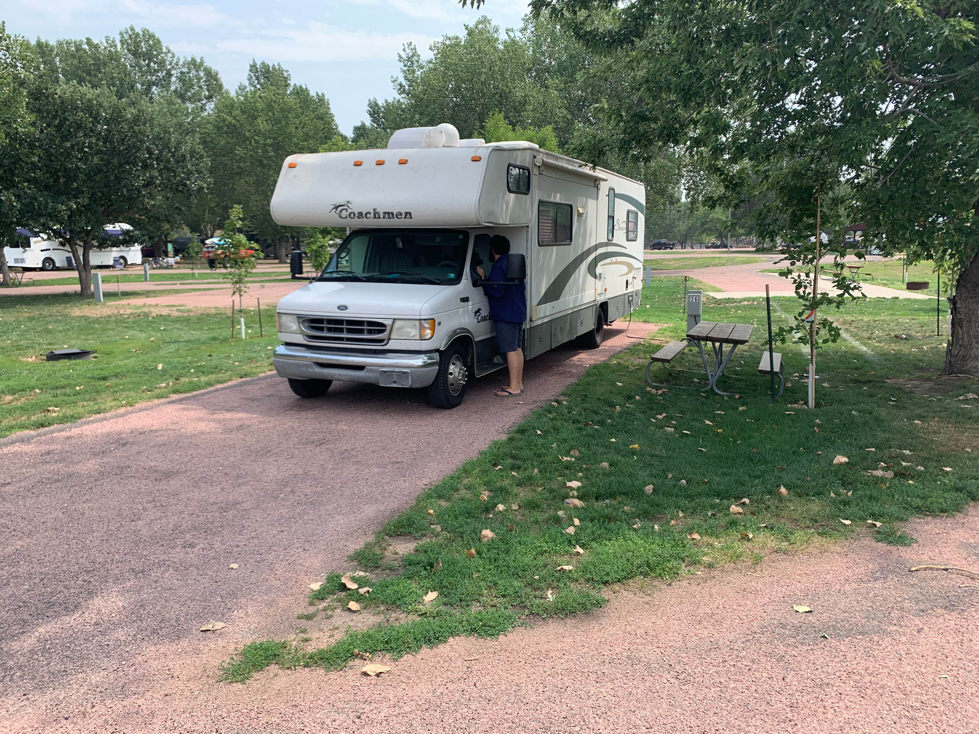 hanaa's photo of rv camping at American Creek Campground near Platte, SD