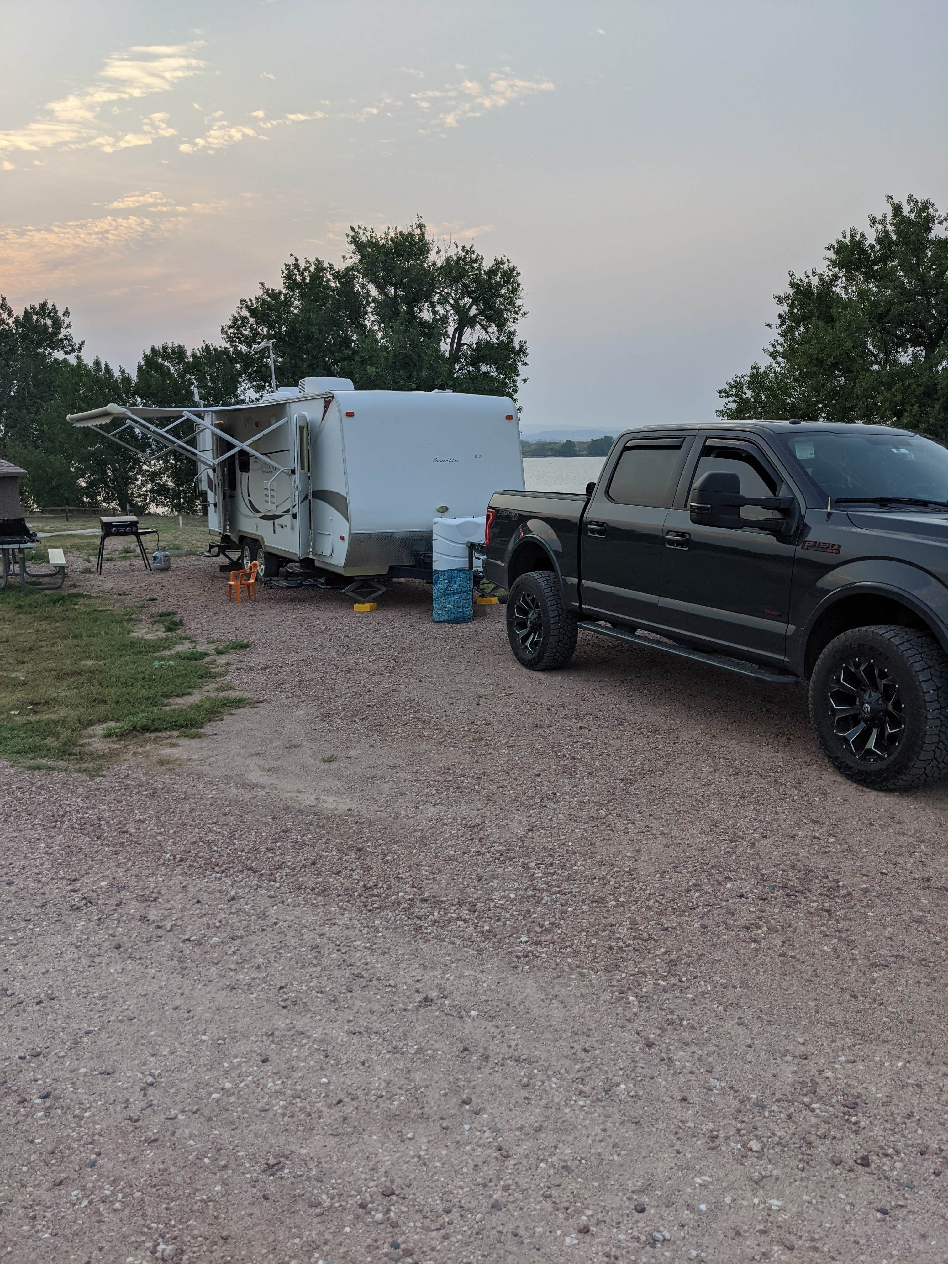 Chris D.'s photo of rv camping at Guernsey State Park Campground near Wheatland, WY