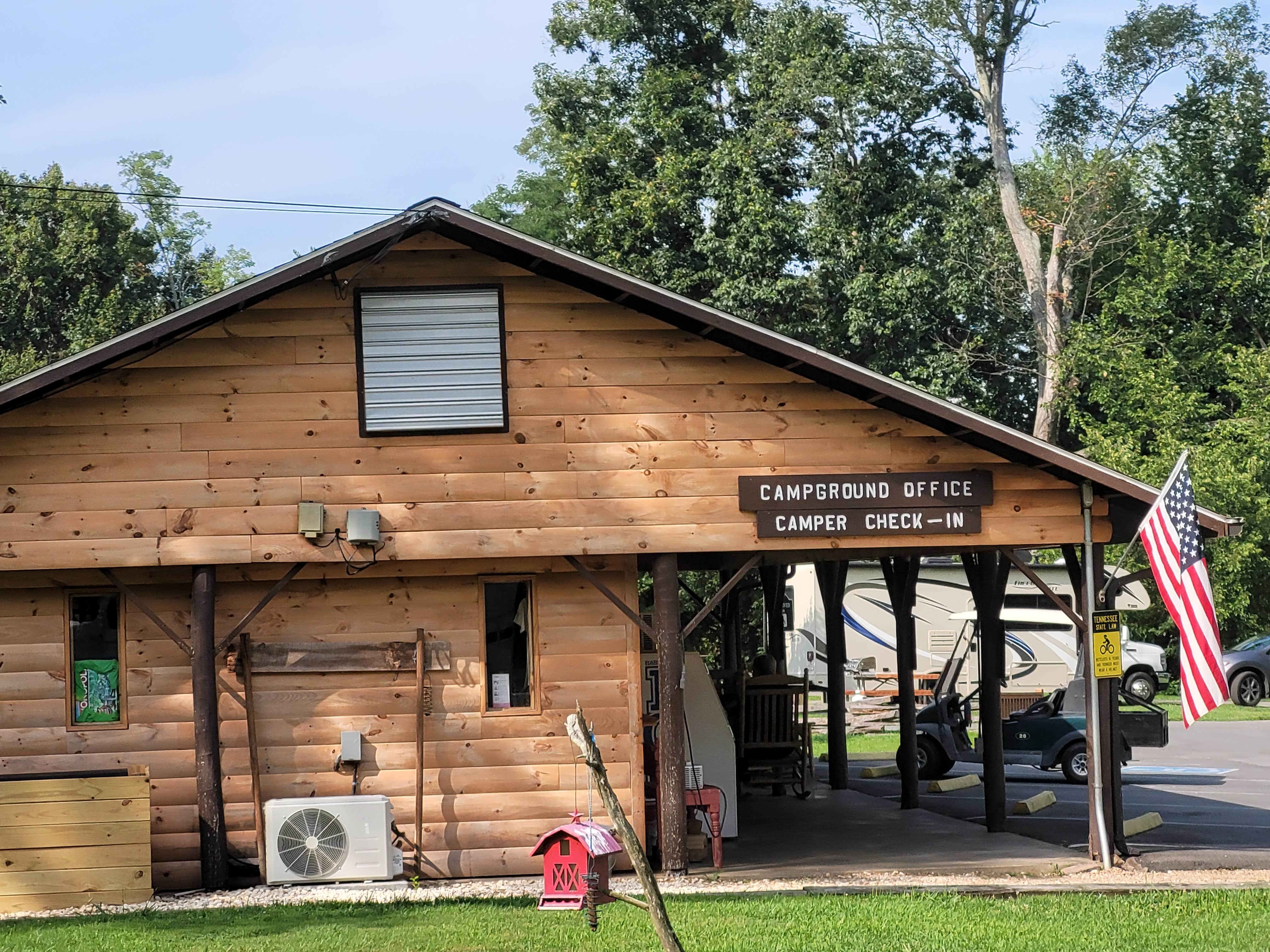 Onara G.'s photo of glamping accommodations at Davy Crockett Birthplace State Park Campground near Kingsport, TN