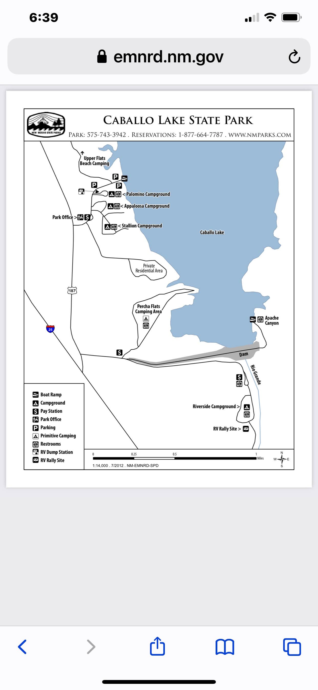 Camper submitted image from Riverside Campground — Caballo Lake State Park - 4