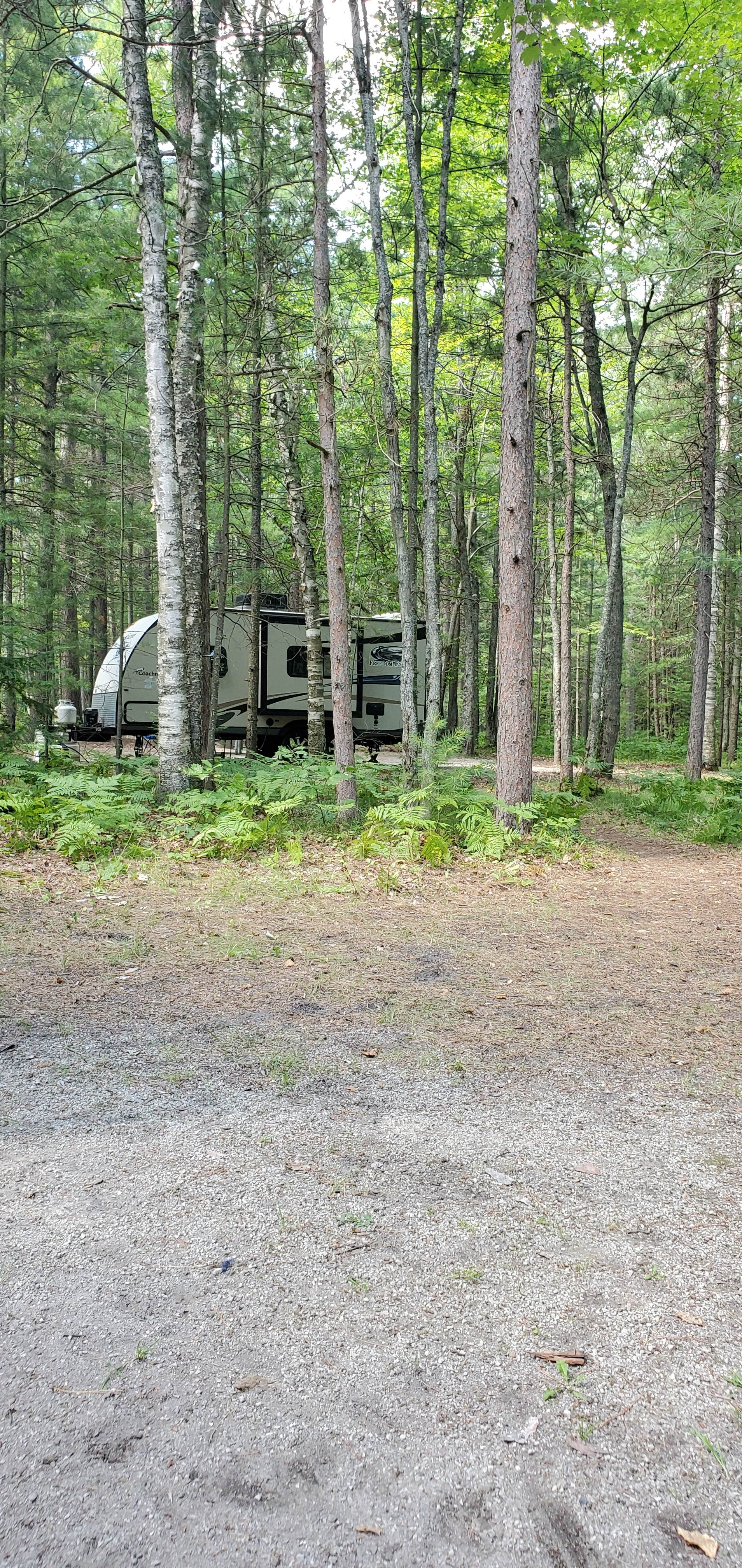 Devora  D.'s photo of glamping accommodations at Camp Seven Lake Campground near Nahma, MI