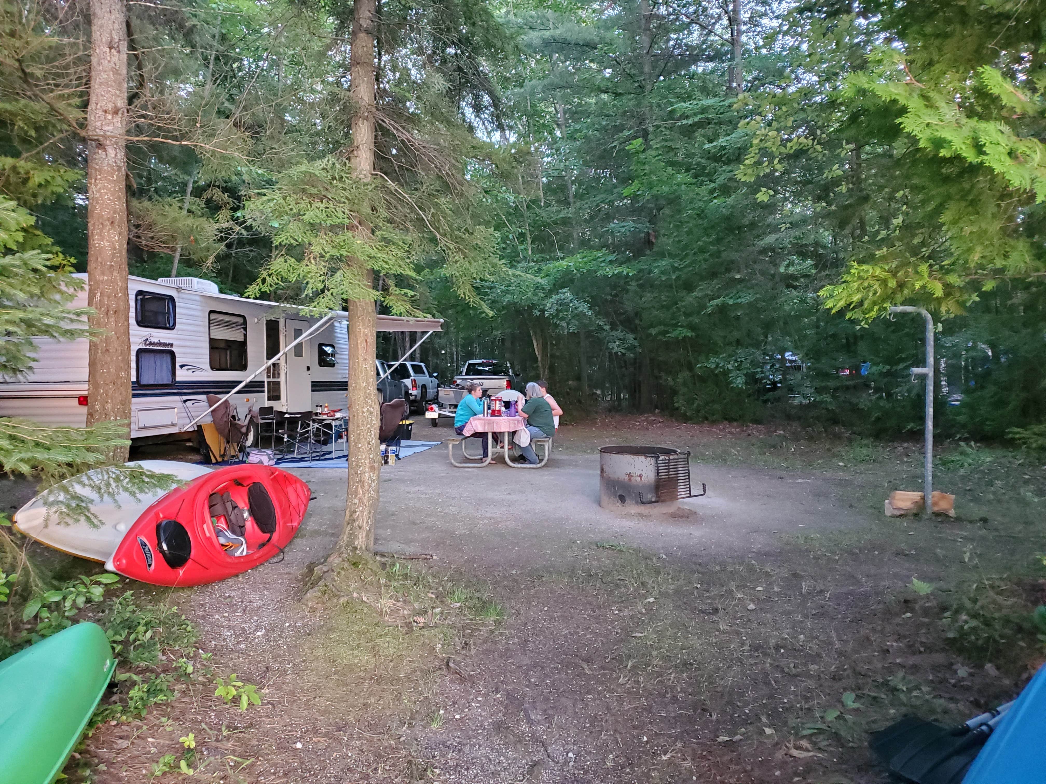 Devora  D.'s photo of rv camping at Brevoort Lake Campground near Eckerman, MI