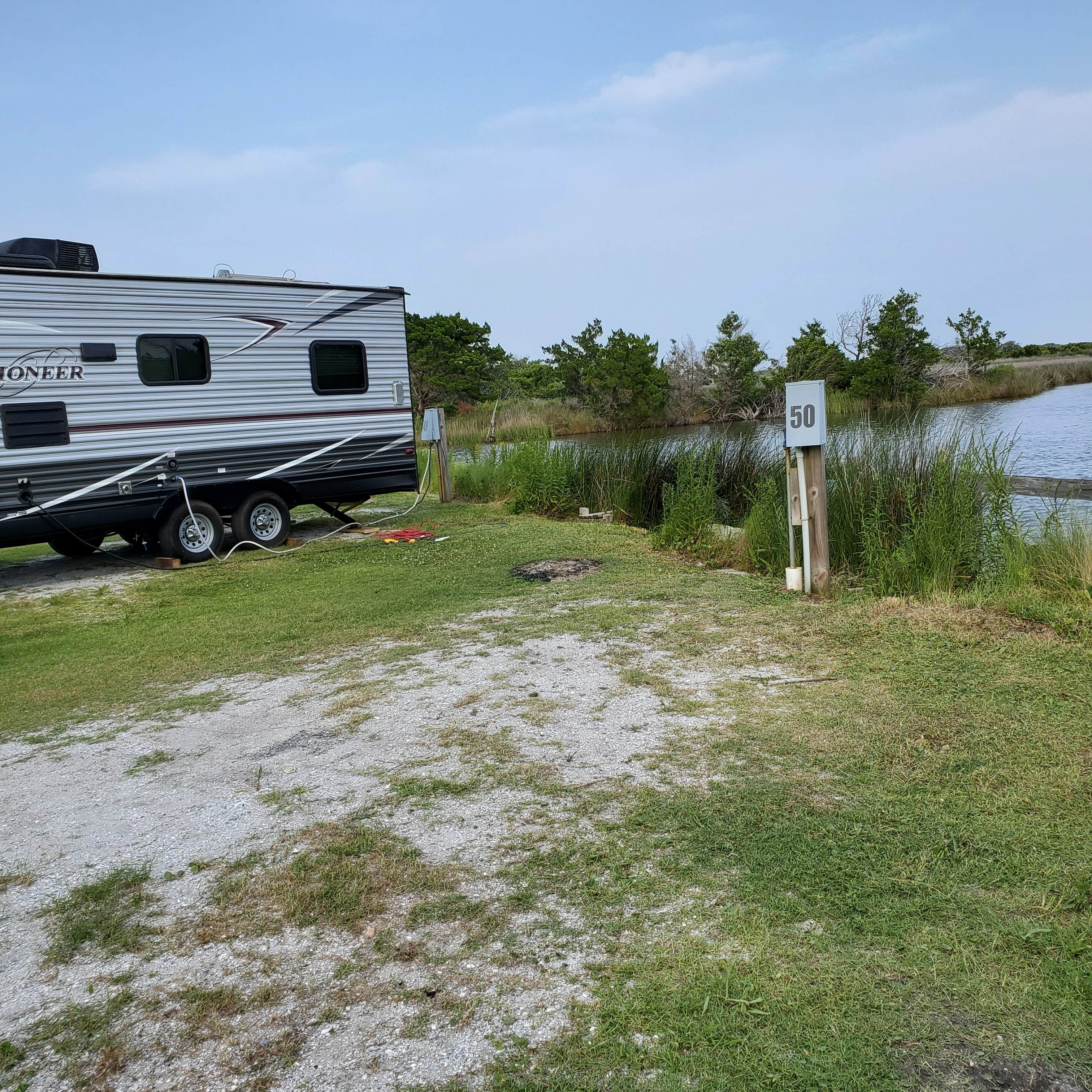 Tessa B.'s photo of rv camping at Cedar Island Ranch near Ocracoke, NC