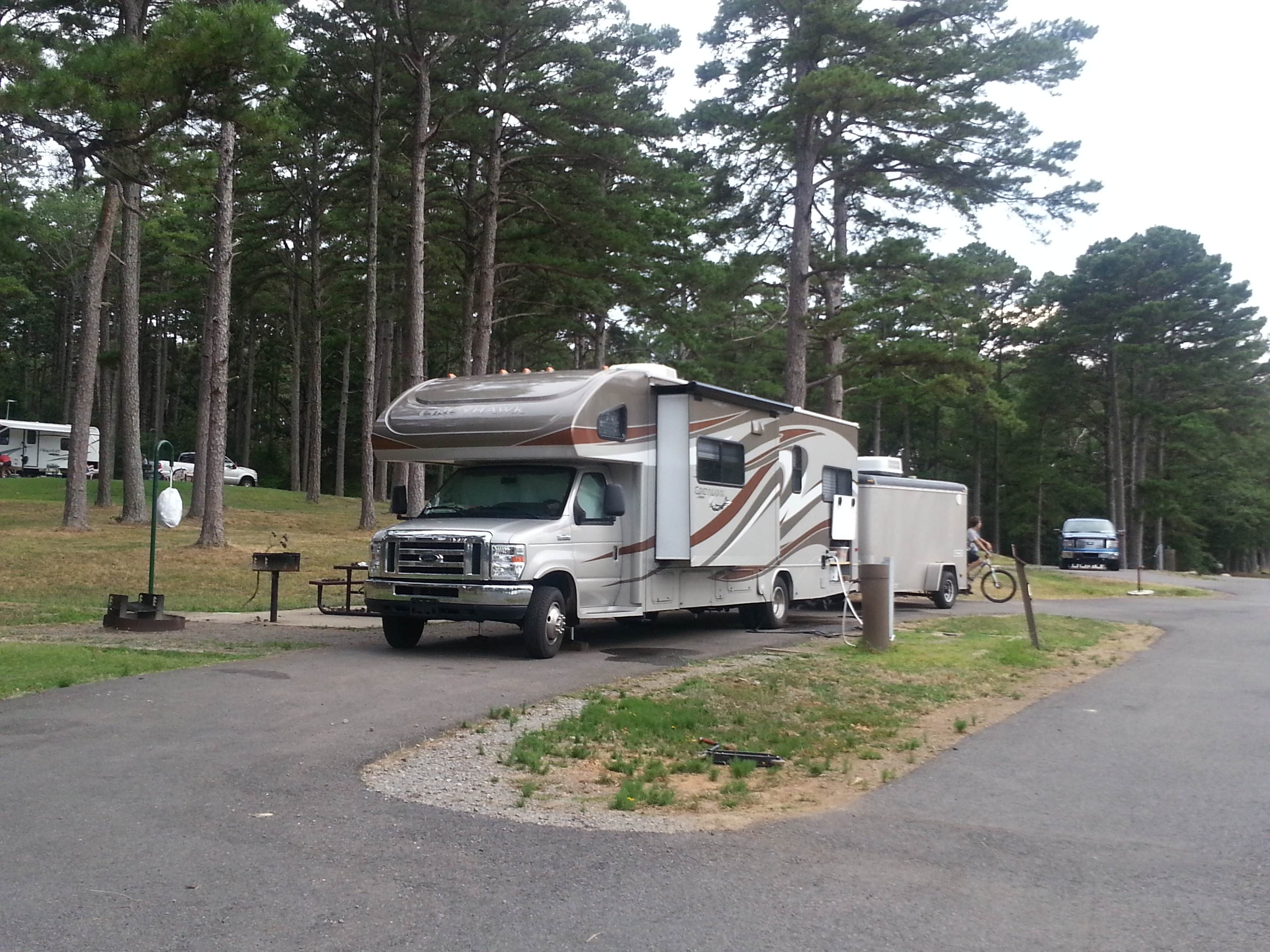 Christy C.'s photo of rv camping at Petit Jean State Park — Petit Jean State Park near Casa, AR