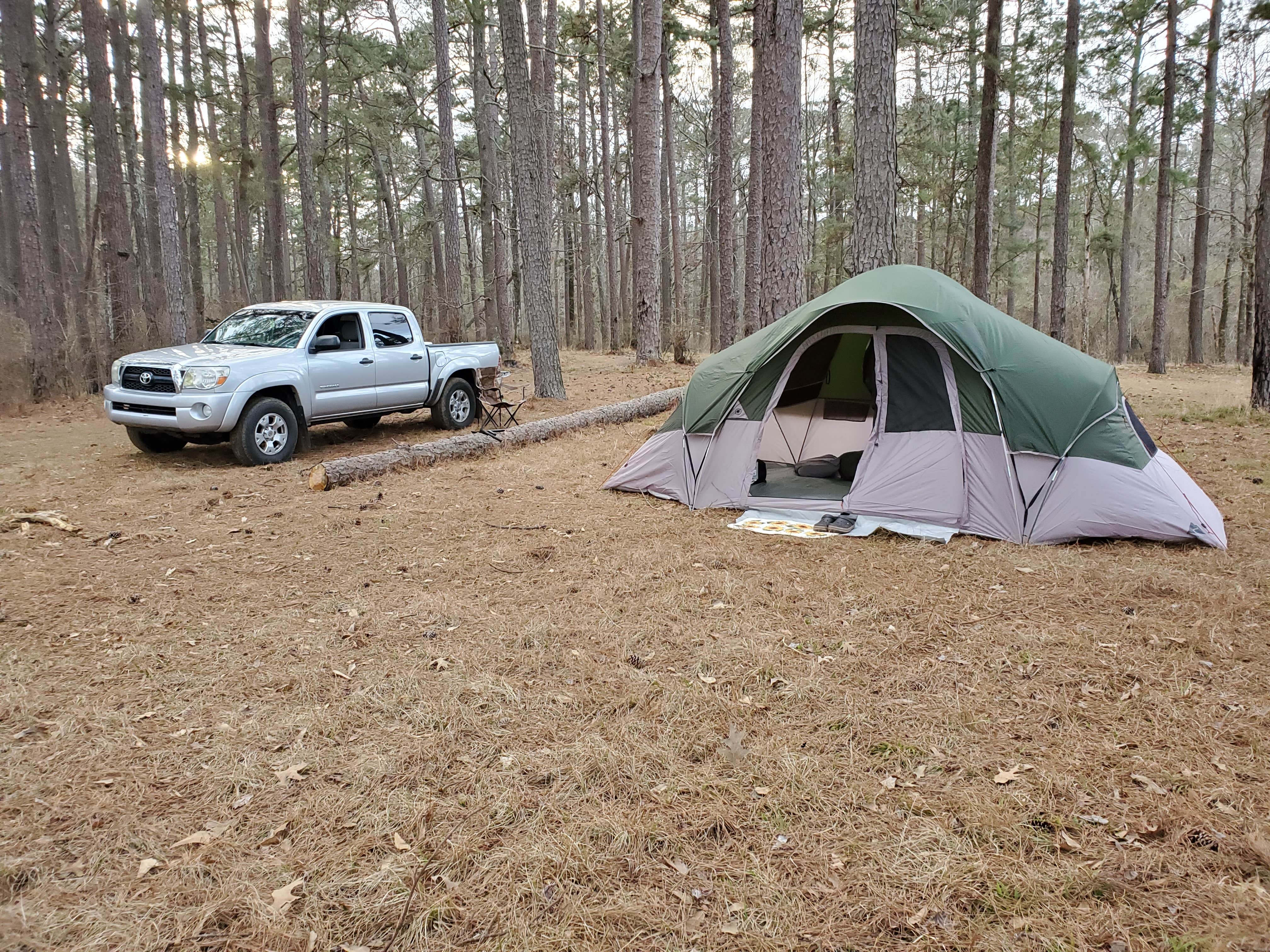 Conrad V.'s photo of tent camping at Indian Creek Recreation Area near Glenmora, LA