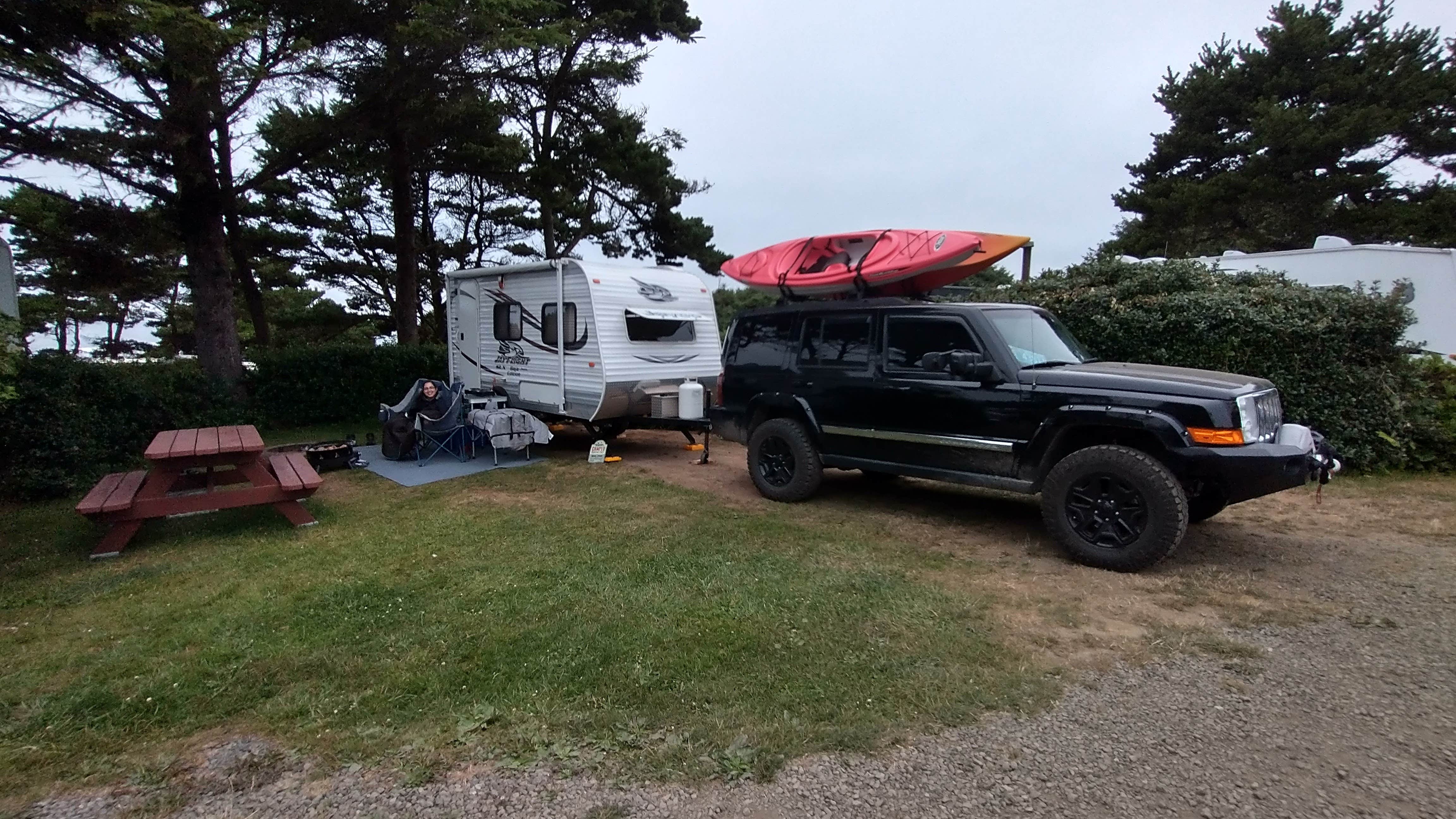 S&P V.'s photo of rv camping at Seal Rocks RV Cove near Seal Rock, OR