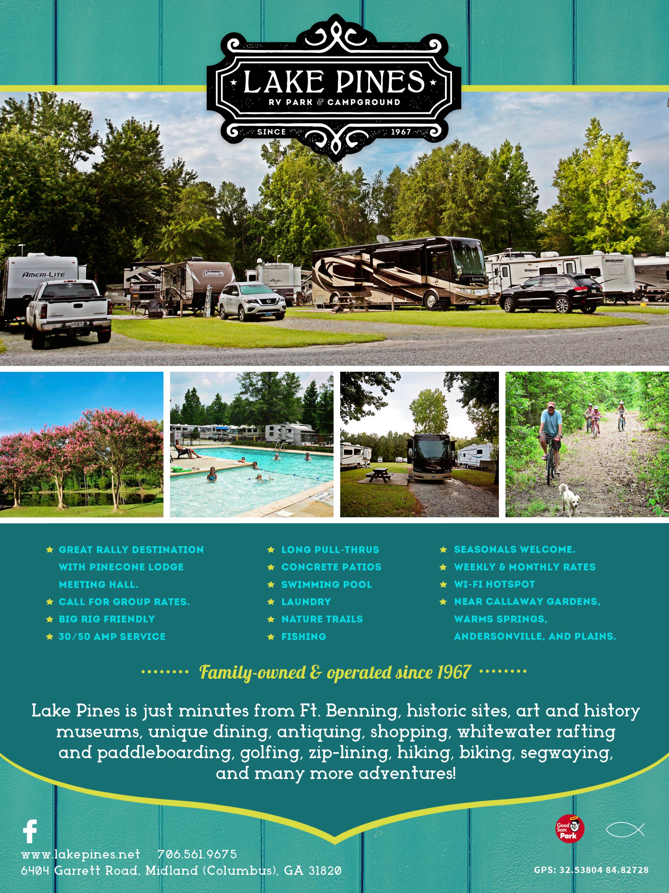 Camper-submitted photo at Lake Pines RV Park & Campground near Fortson, GA