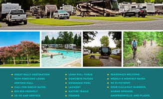 Connie's photo of rv camping at Lake Pines RV Park & Campground near LaGrange, GA