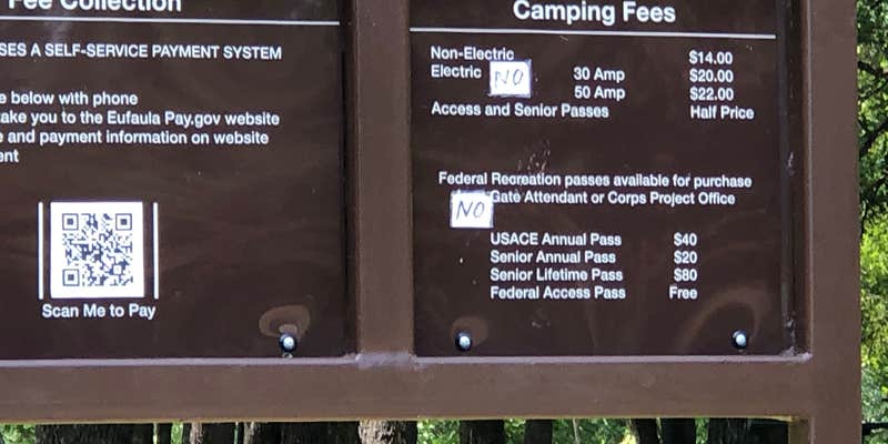 Camper submitted image from Mill Creek Recreation Area Eufaula Lake Oklahoma