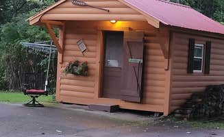 Onara G.'s photo of a cabin at Two Rivers Campground near Rangeley, ME