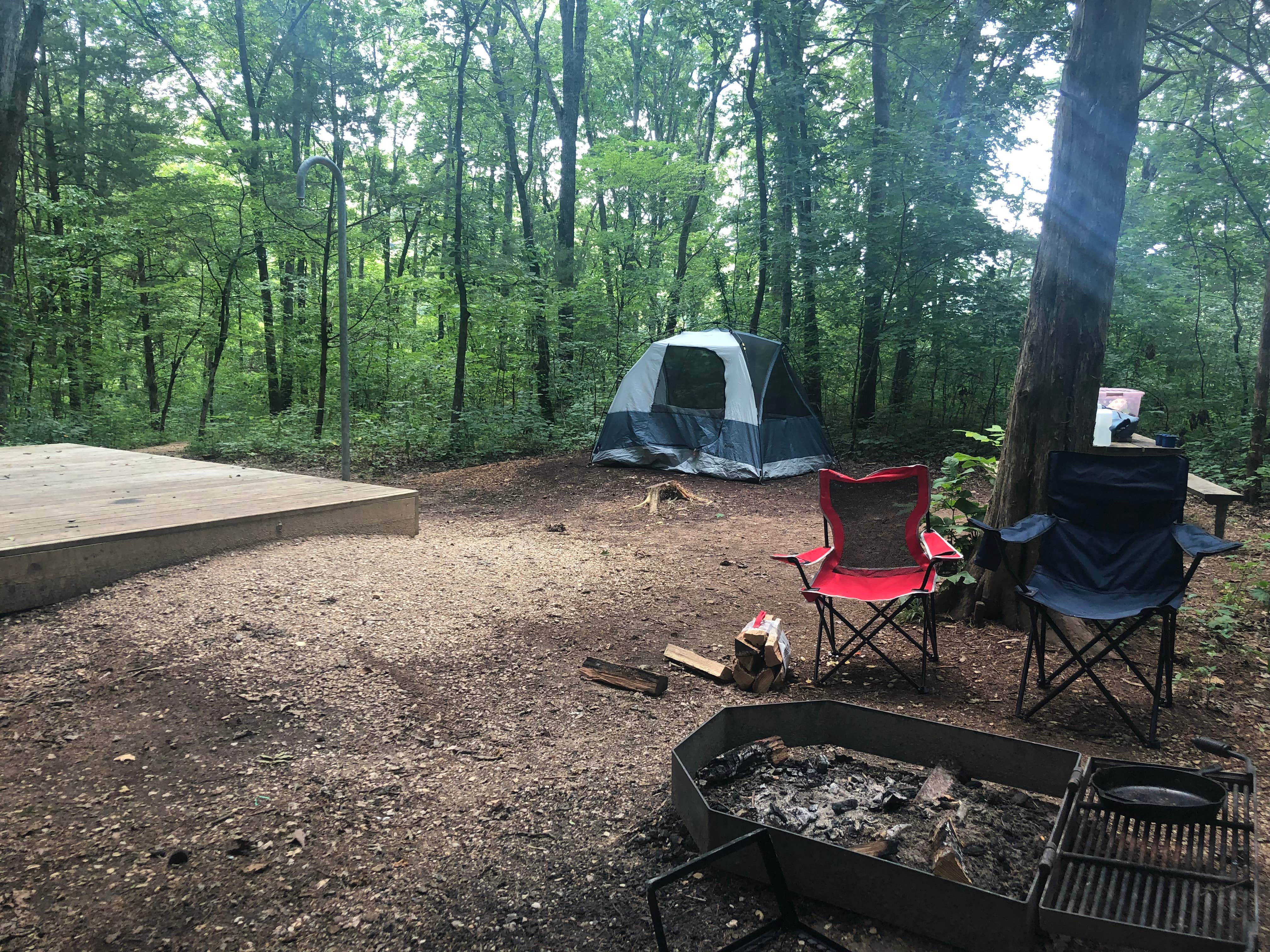 Katie B.'s photo at Timbuktu Campground — Echo Bluff State Park near Jadwin, MO
