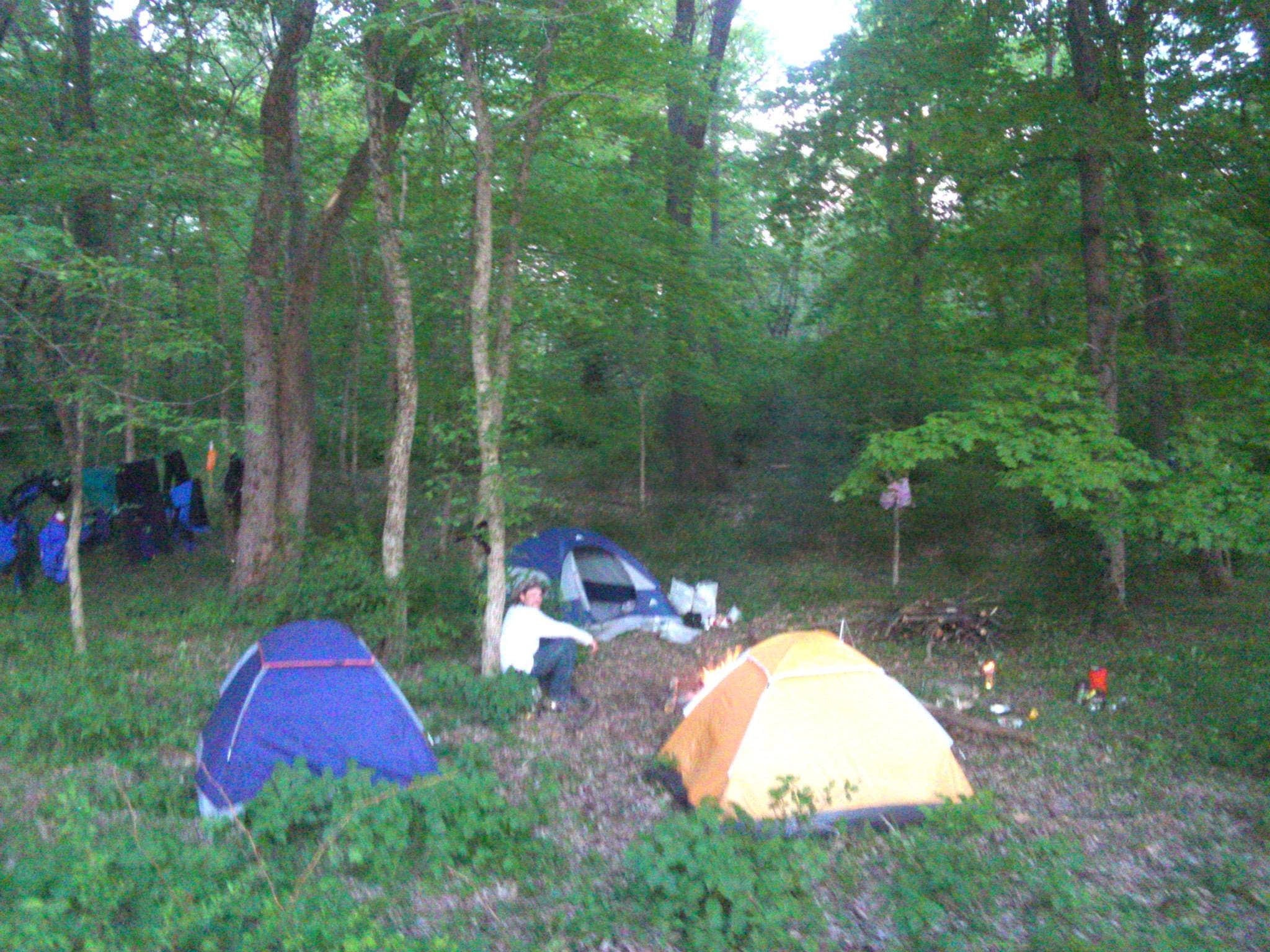 John B.'s photo of tent camping at Ratcliff's River Campsites — Delaware Water Gap National Recreation Area near Tobyhanna, PA