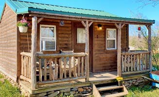 Amber H.'s photo of a cabin at Clayton Geneva Memorial Campground near Stearns, KY