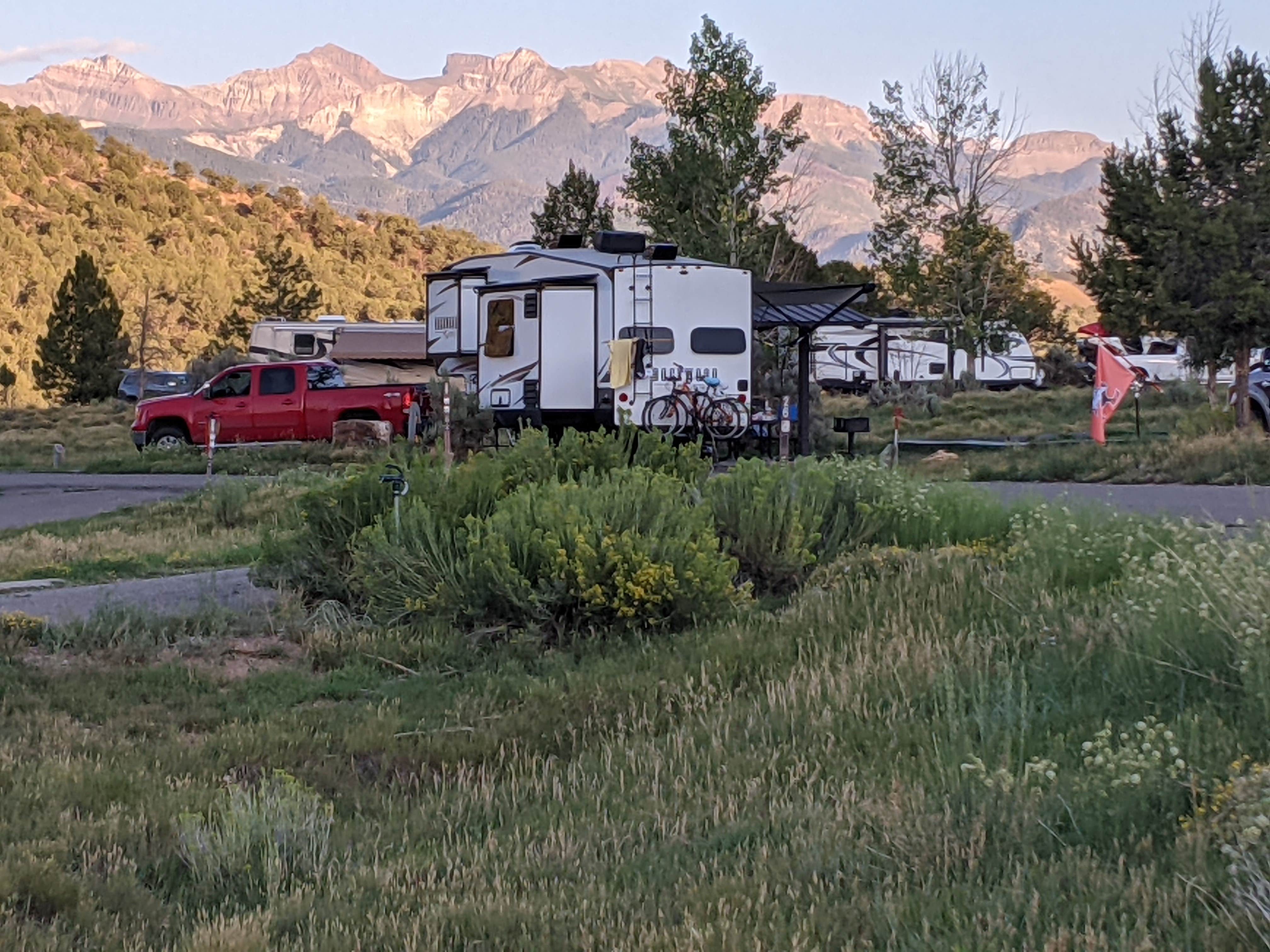 Bob M.'s photo of rv camping at Dakota Terraces Campground — Ridgway State Park near Ridgway, CO