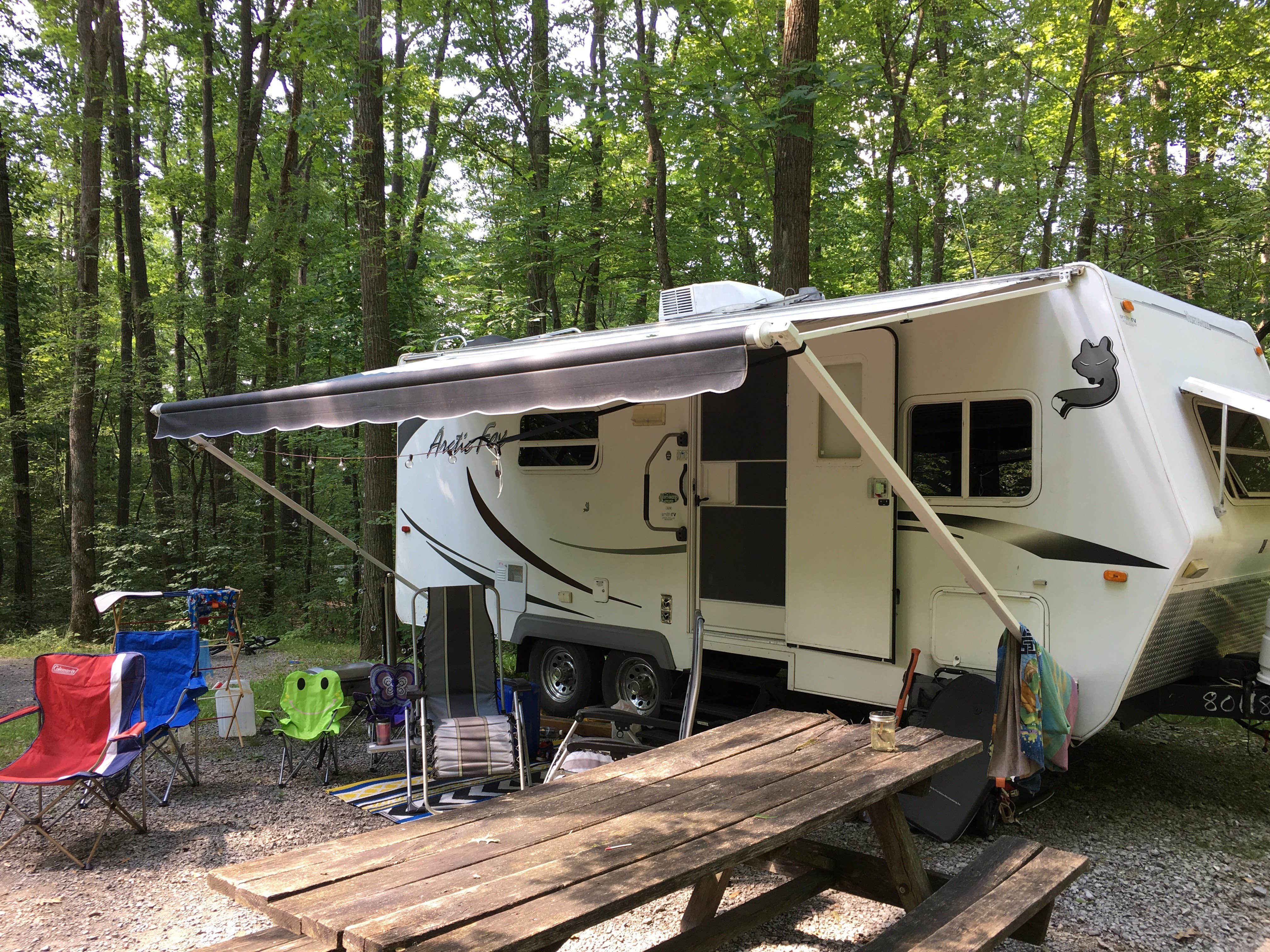 Denise D.'s photo of rv camping at Black Moshannon State Park Campground near Lemont, PA