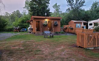 Onara G.'s photo of a cabin at Two Rivers Campground in Maine