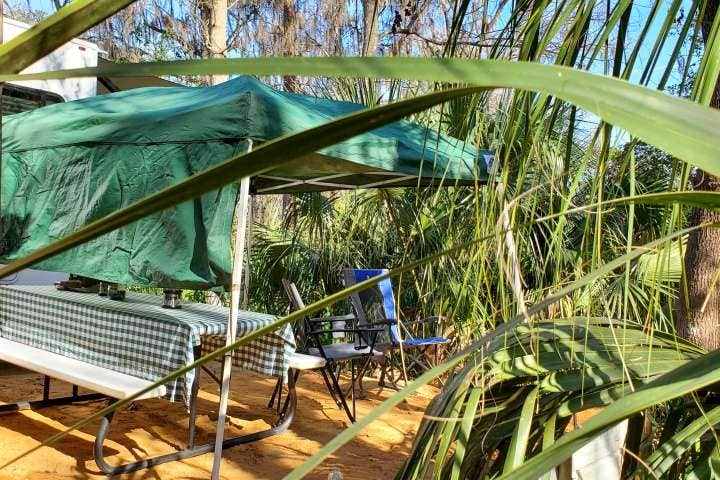 Camper-submitted photo at Rainbow River Peek Private Van/Tent Site near Dunnellon, FL
