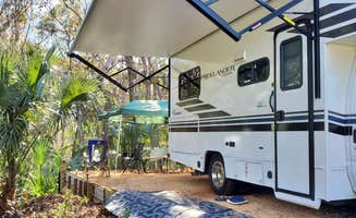 Paula's photo of rv camping at Rainbow River Peek Private Van/Tent Site near Morriston, FL