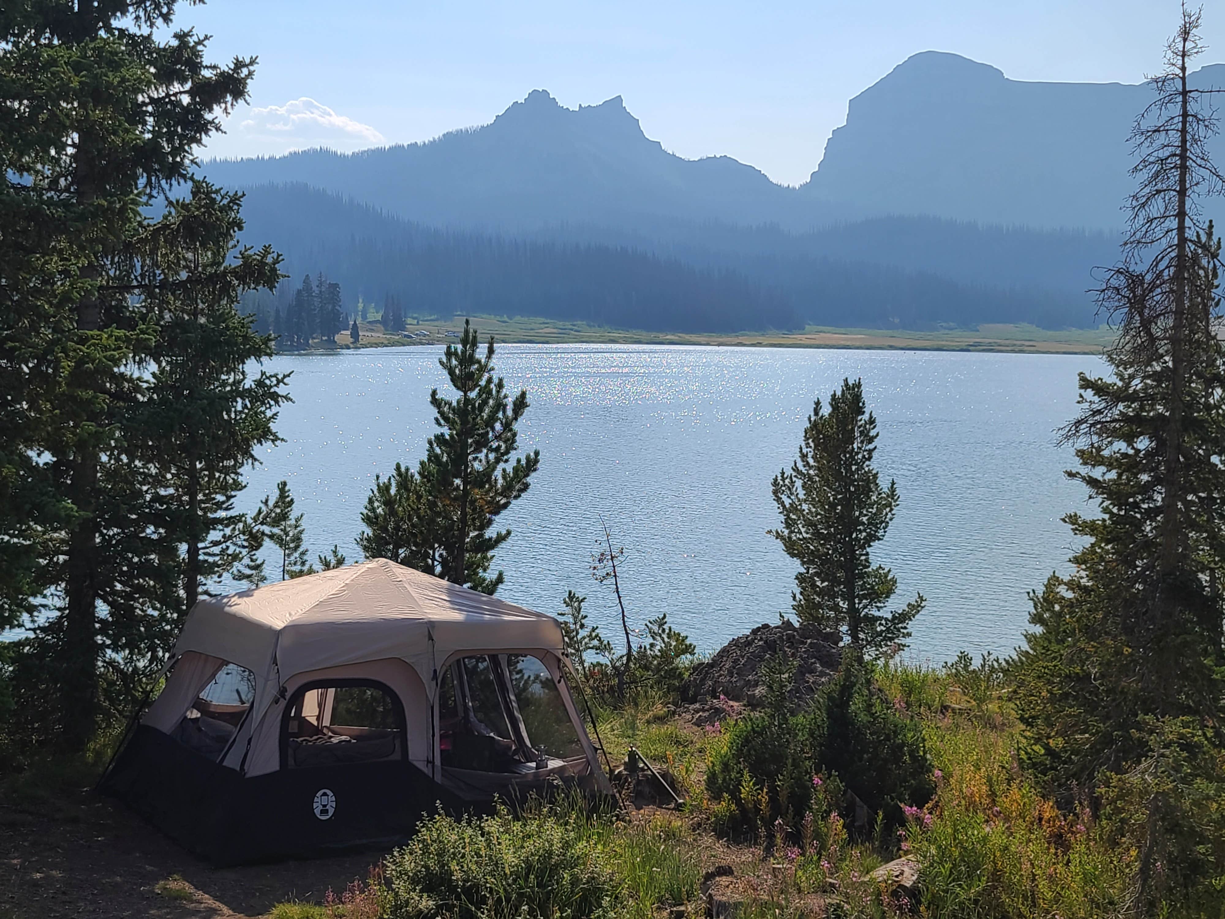 Kelly M.'s photo at Pinnacles Campground - Brooks Lake near Shoshone National Forest