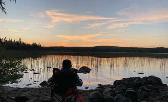 Camping near East Rollins Creek, Superior Hiking Trail : Toohey Lake Rustic Campground, Tofte, Minnesota