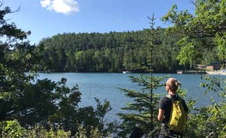Emilee S.'s photo of camping with pets at Trails End Campground near Copper Harbor, MI