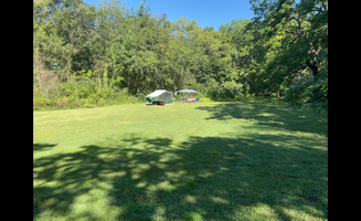Brian O.'s photo of tent camping at McKinley Woods: Frederick's Grove near Gary, IN