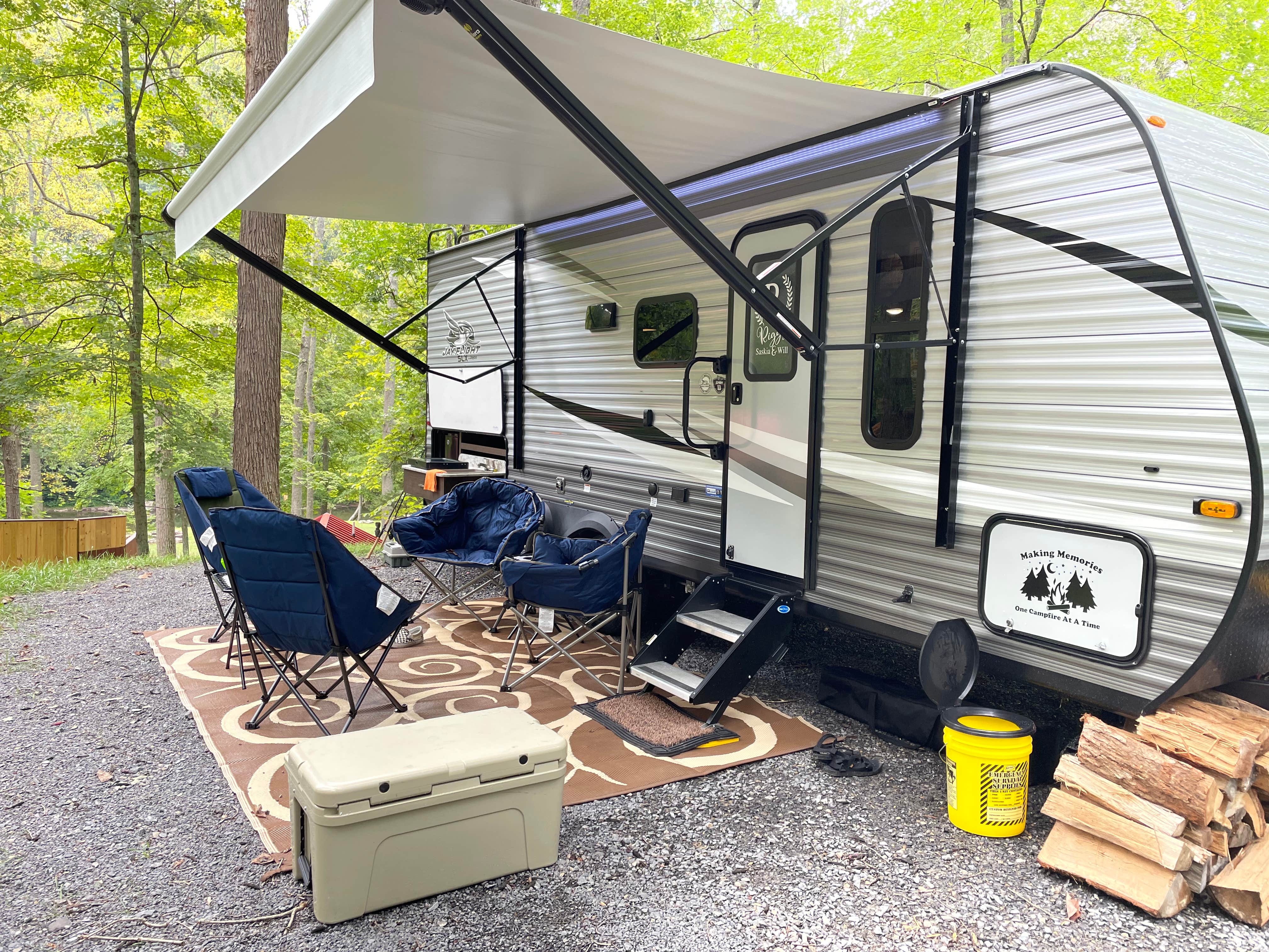 Saskia H.'s photo of rv camping at Camp Cacapon near Great Cacapon, WV