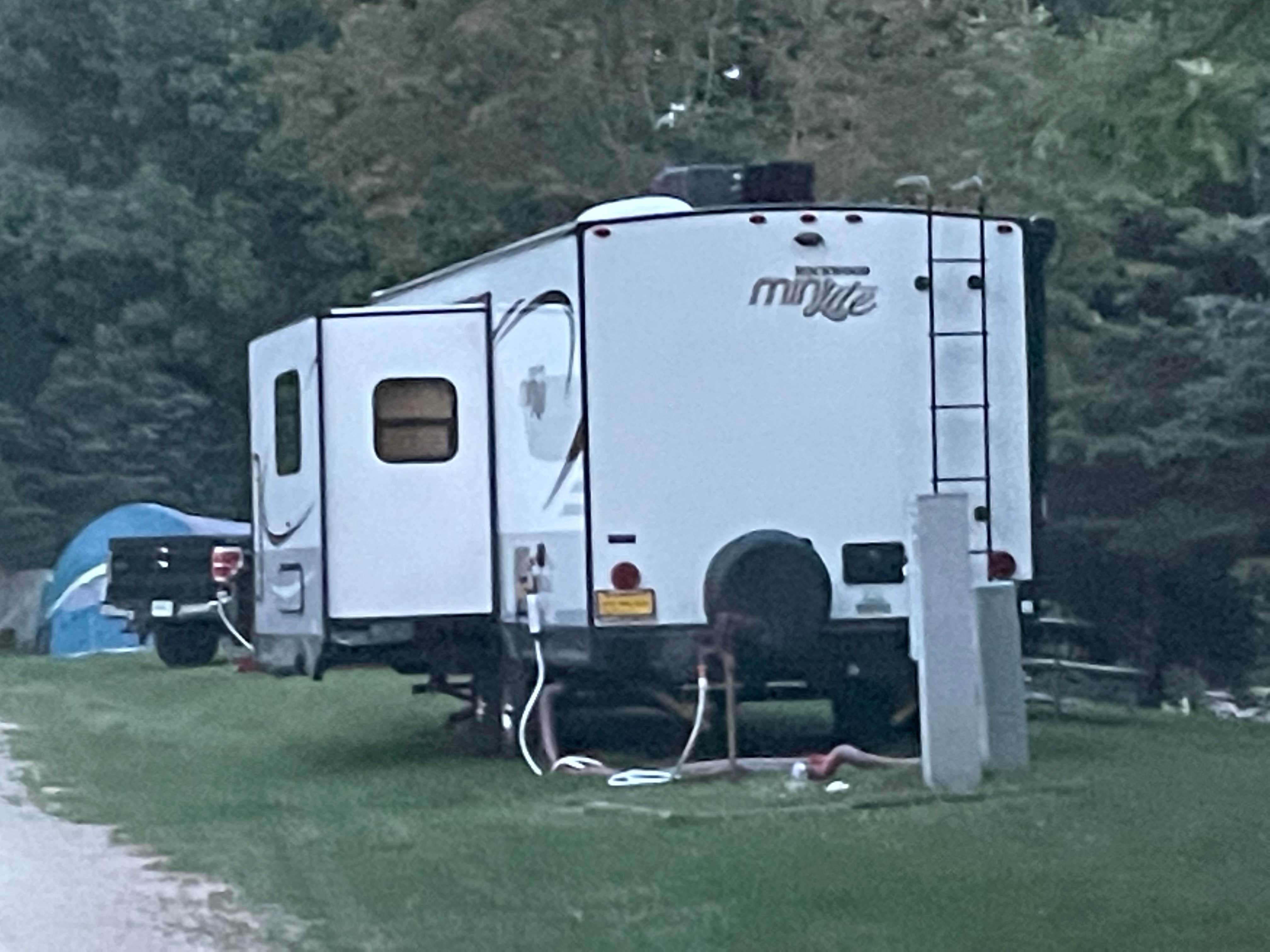 James W.'s photo of rv camping at Snug Harbor Inn Campground on Turtle Lake near Wales, WI
