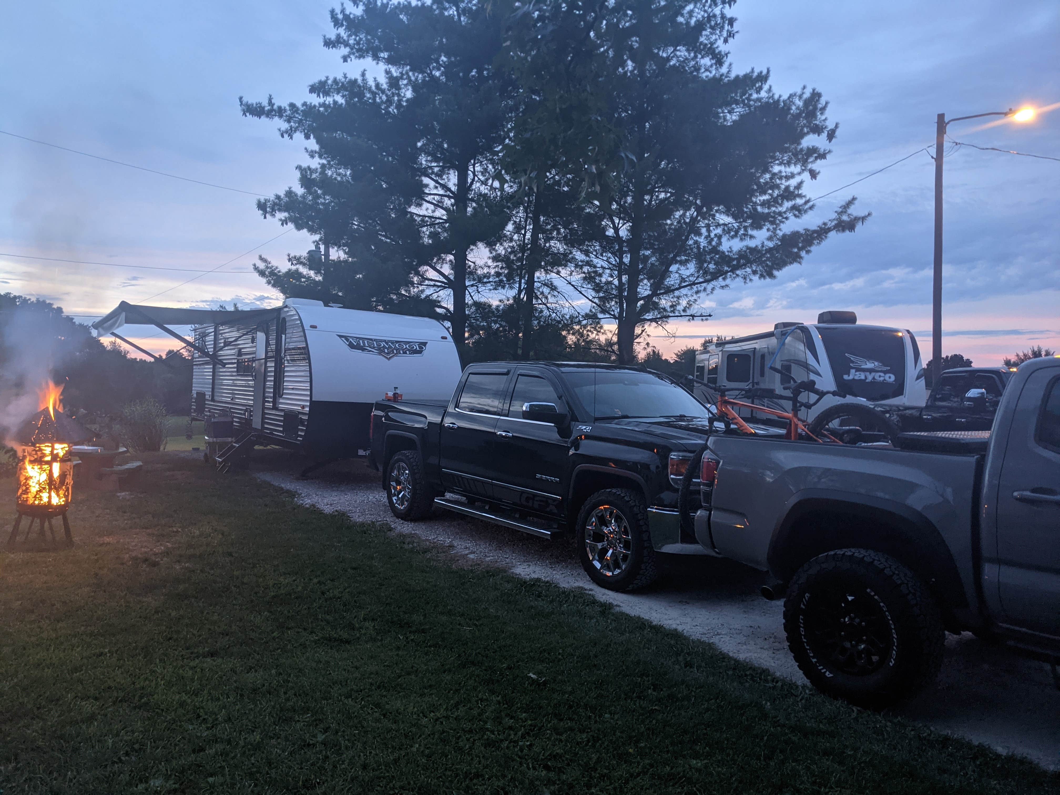 J's photo of rv camping at Cooks Overnight RV Camping near Springfield, MO