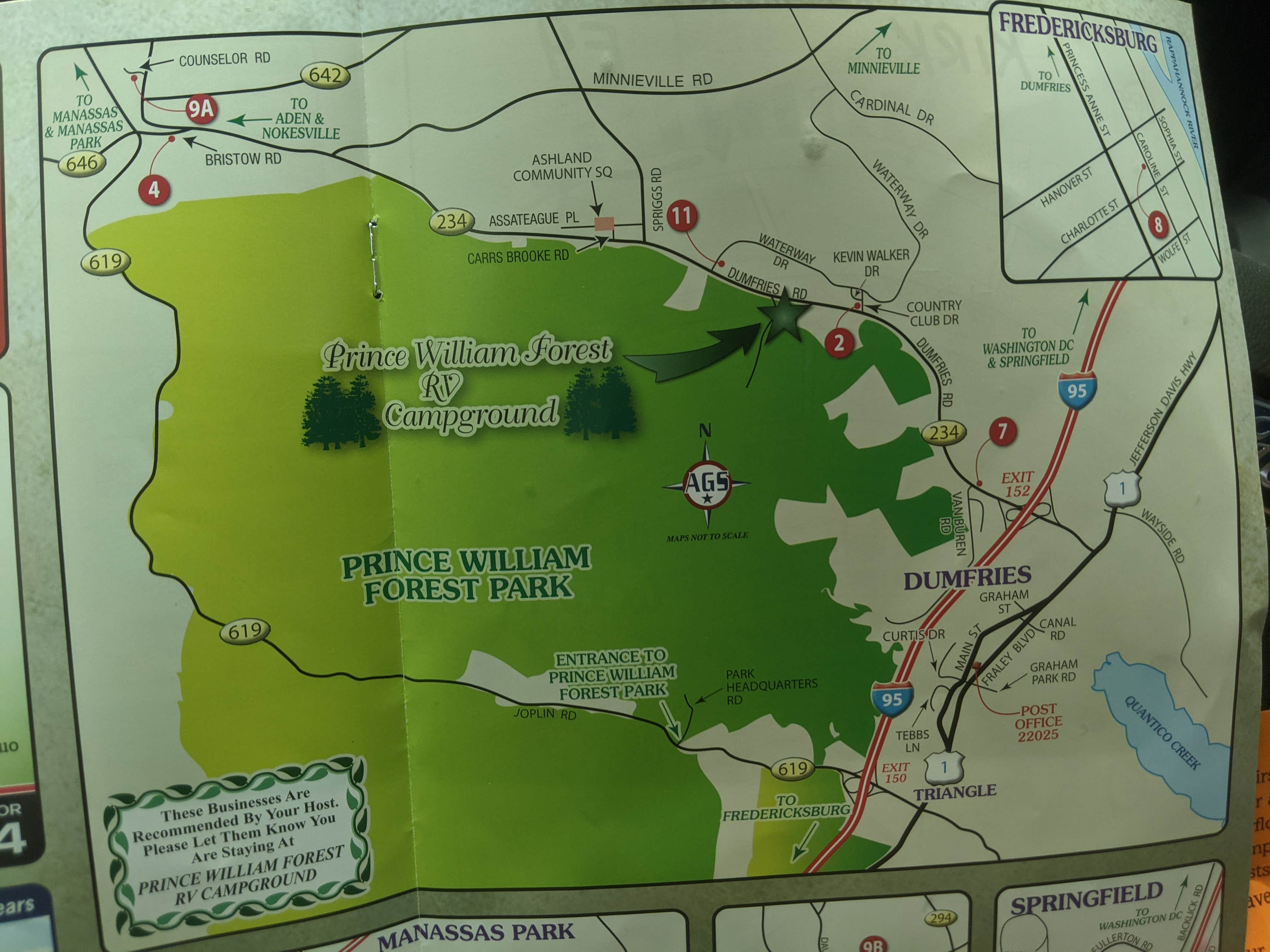 Camper-submitted photo at Prince William Forest RV Campground — Prince William Forest Park near Takoma Park, MD