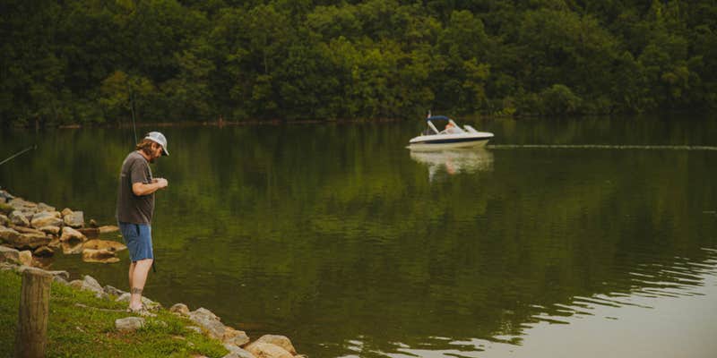 Camper submitted image from Bulltown Campground — Burnsville Lake Wildlife Management Area