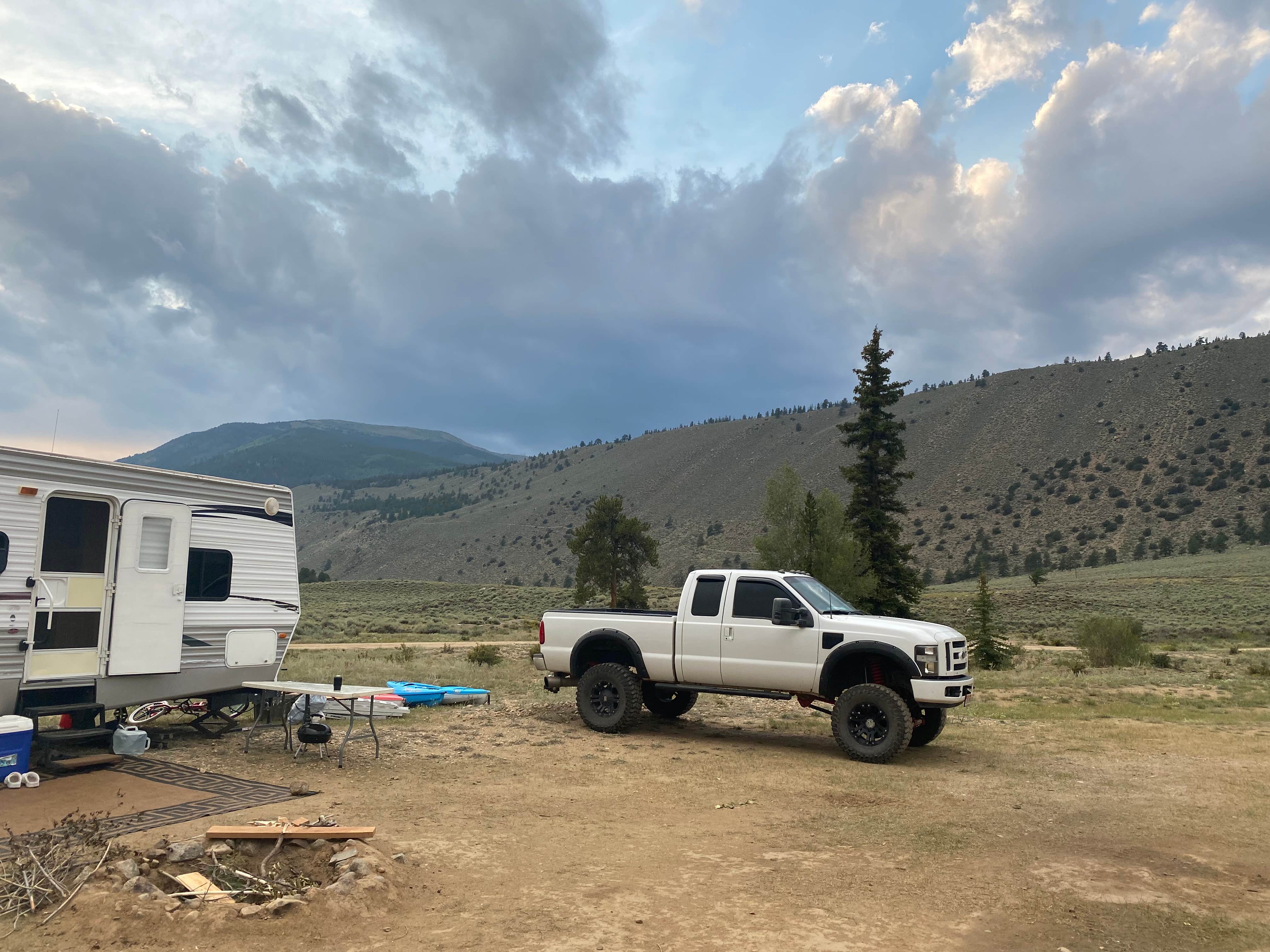 Curtis B.'s photo of rv camping at Clear Creek Reservoir near Granite, CO