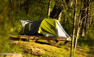 Camping near COE Beaver Lake Lost Bridge North Campground: The Campground at Coler, Bentonville, Arkansas