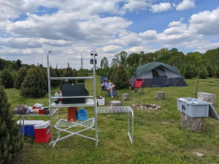 Camper-submitted photo at Pioneer Trails Tree Farm Campground near Glenshaw, PA