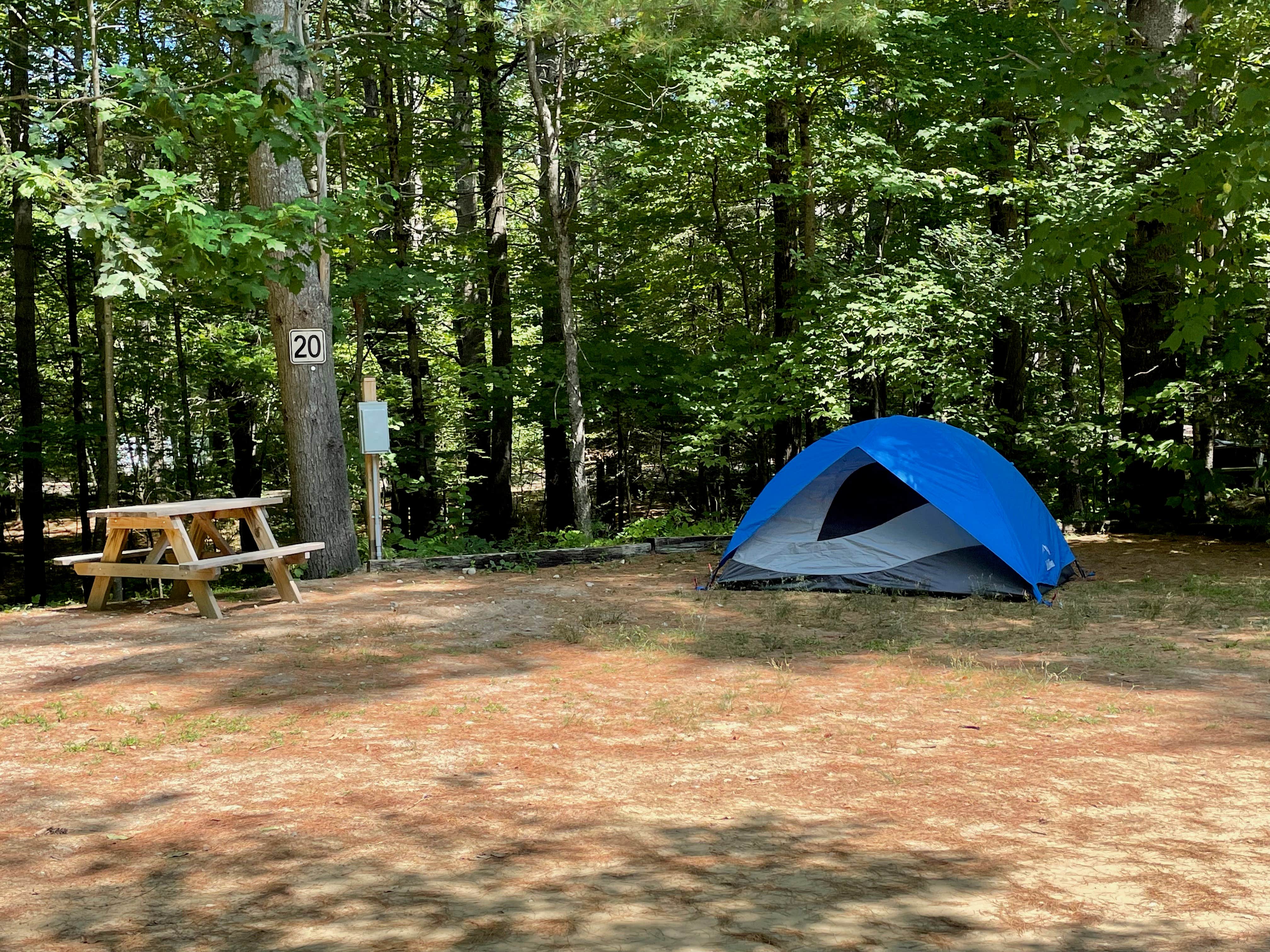 LoneCamper C.'s photo at Desert of Maine Campground near Pownal, ME
