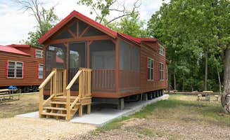 Matt V.'s photo of a cabin at Yogi Bear's Jellystone Park Monticello near Elkader, IA