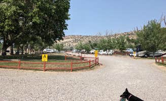 Desert J.'s photo of camping with pets at Flaming Gorge-Manila KOA near Dutch John, UT