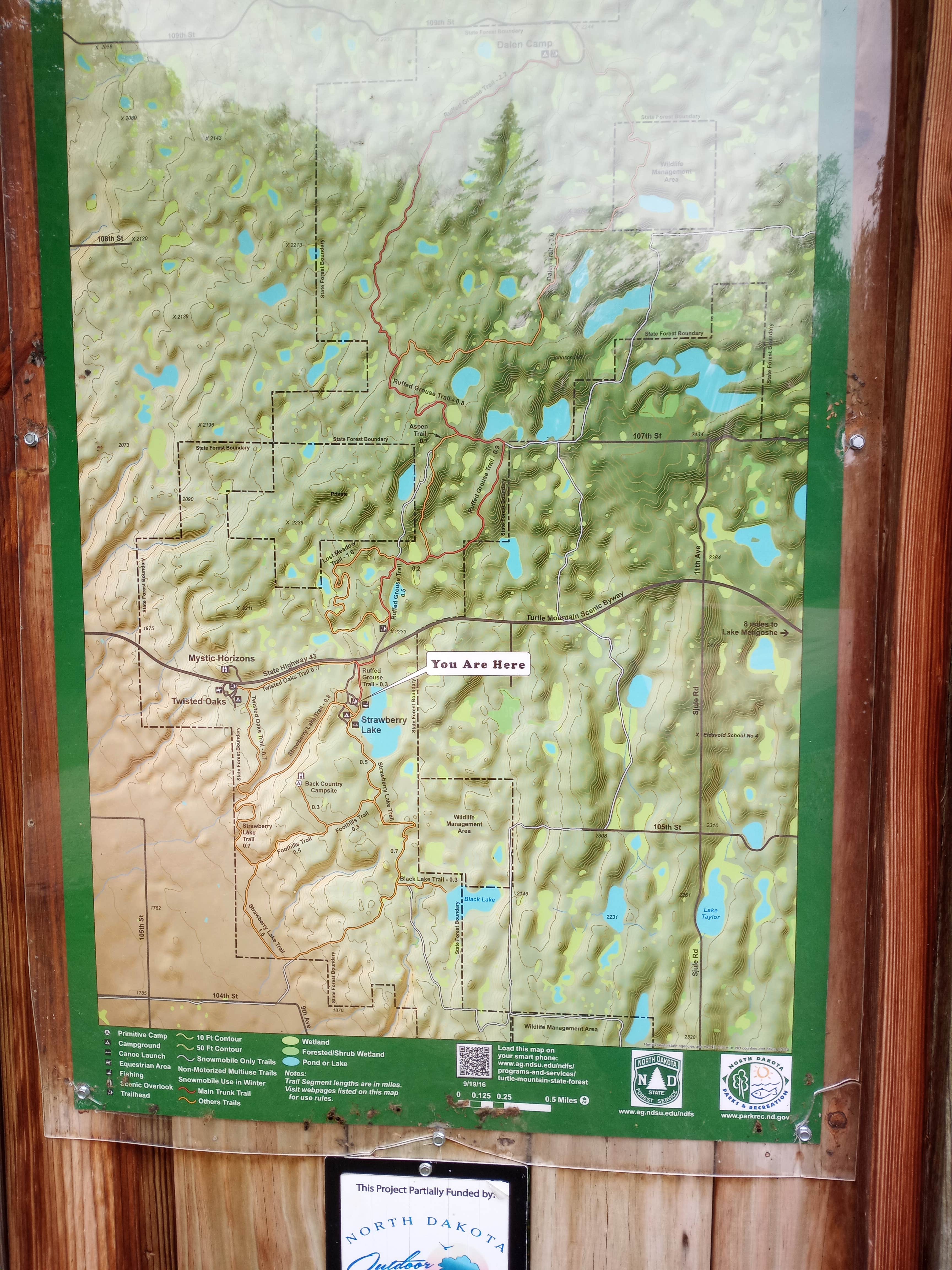 Camper-submitted photo at Strawberry Lake Campgrounds near Bottineau, ND