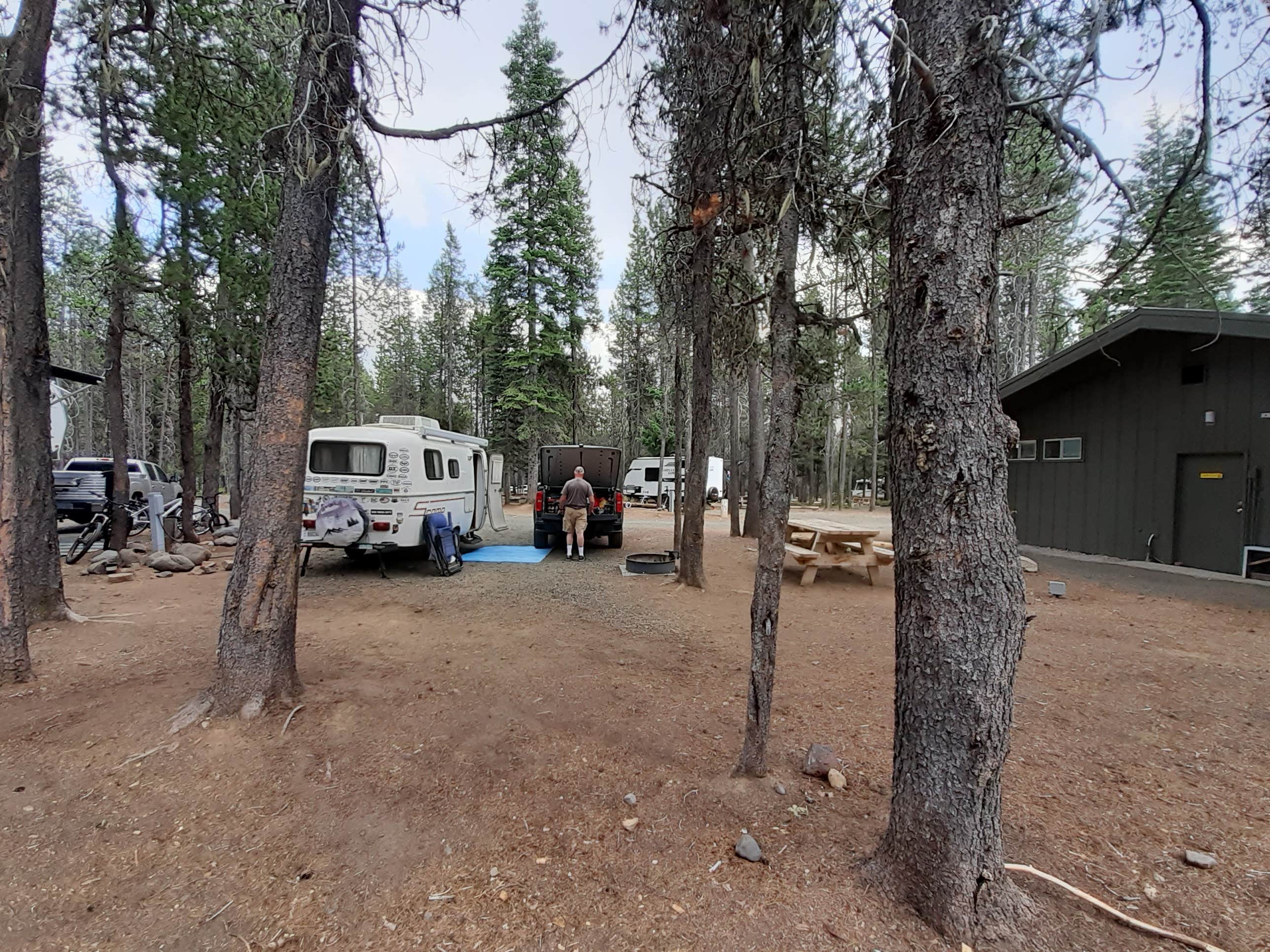 Cynthia K.'s photo of rv camping at KOA Lemolo Lake / Crater Lake North near Diamond Lake, OR