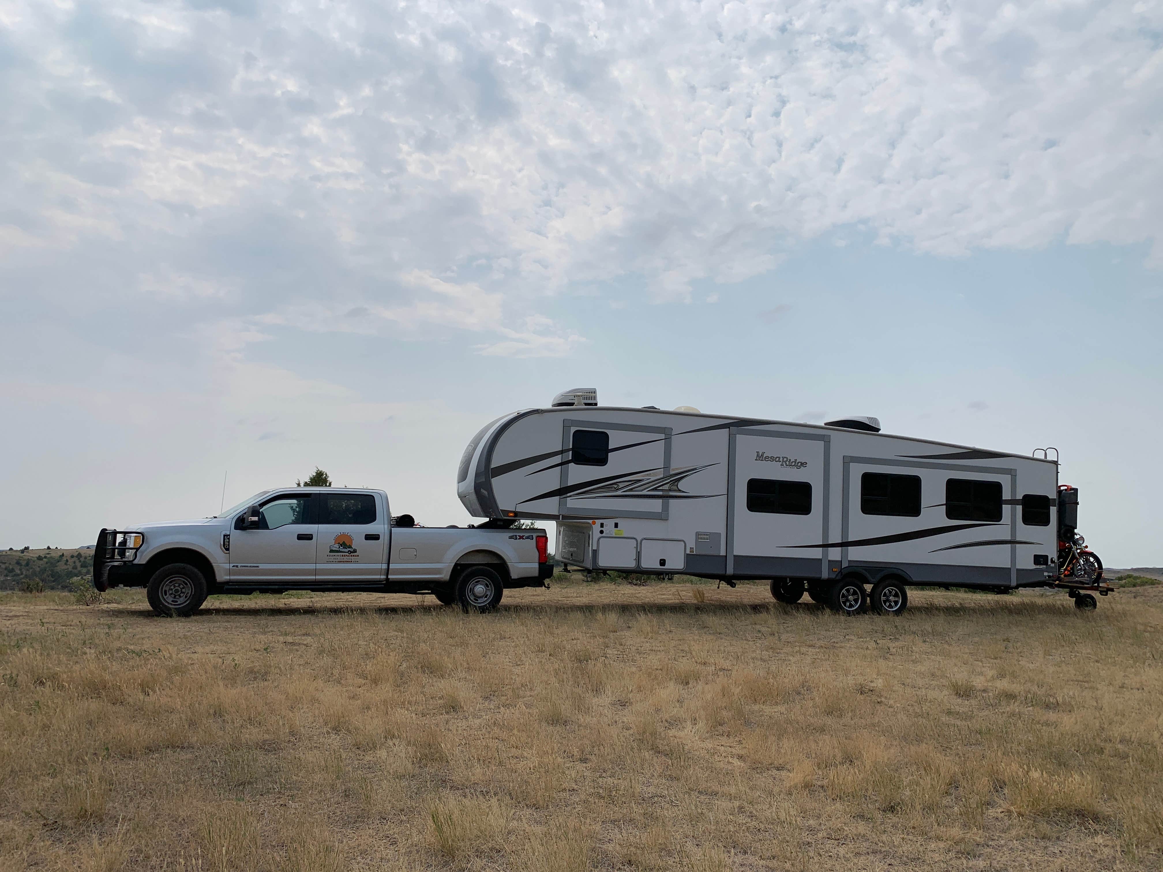 Kelsey B.'s photo of rv camping at Dispersed Site - Grassland Boondocking near Fairfield, ND