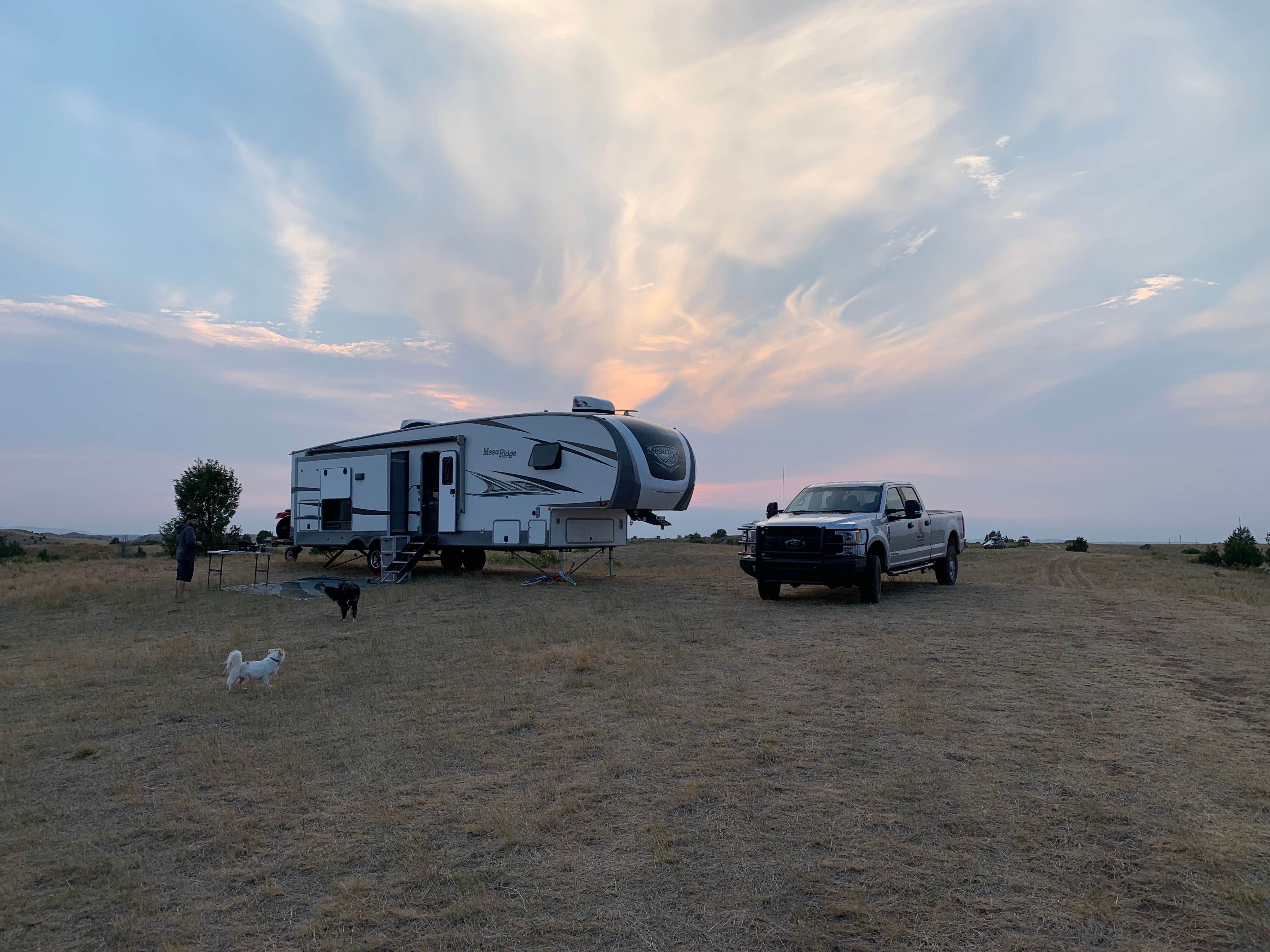Kelsey B.'s photo of rv camping at Dispersed Site - Grassland Boondocking near Killdeer, ND