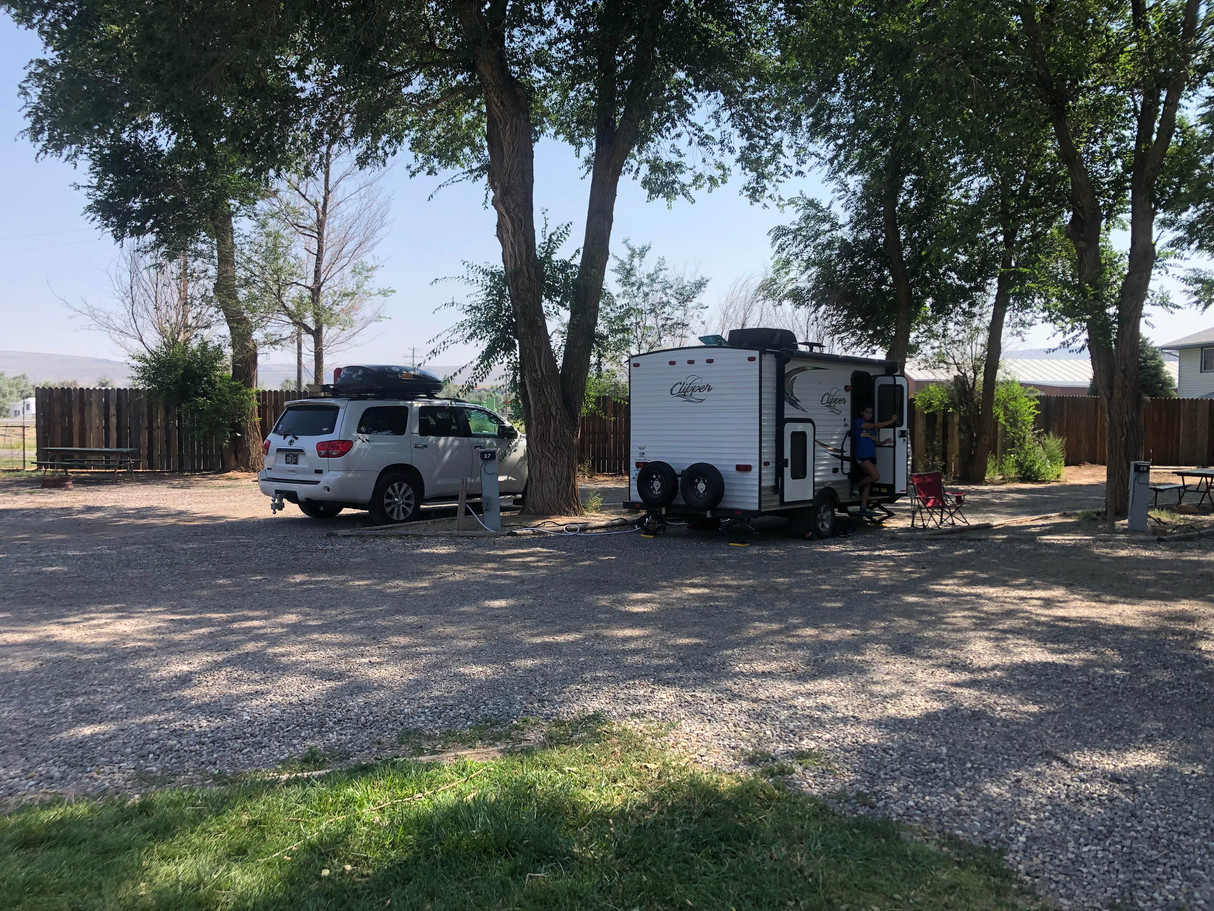 Macel C.'s photo of rv camping at Eagle RV Park near Ten Sleep, WY